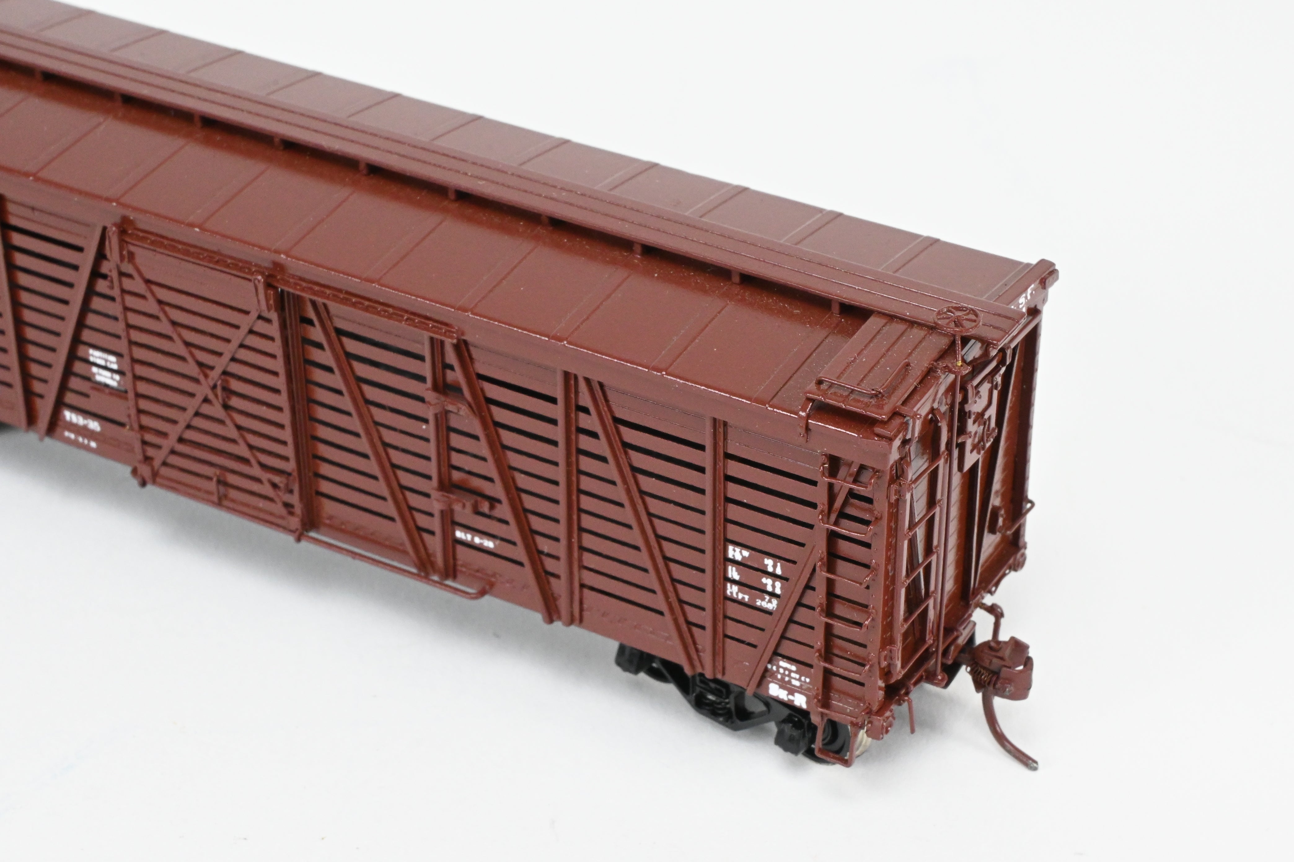 HO Scale Brass ATSF - Santa Fe Sk-R Stock Car No. 60771 Custom Painted