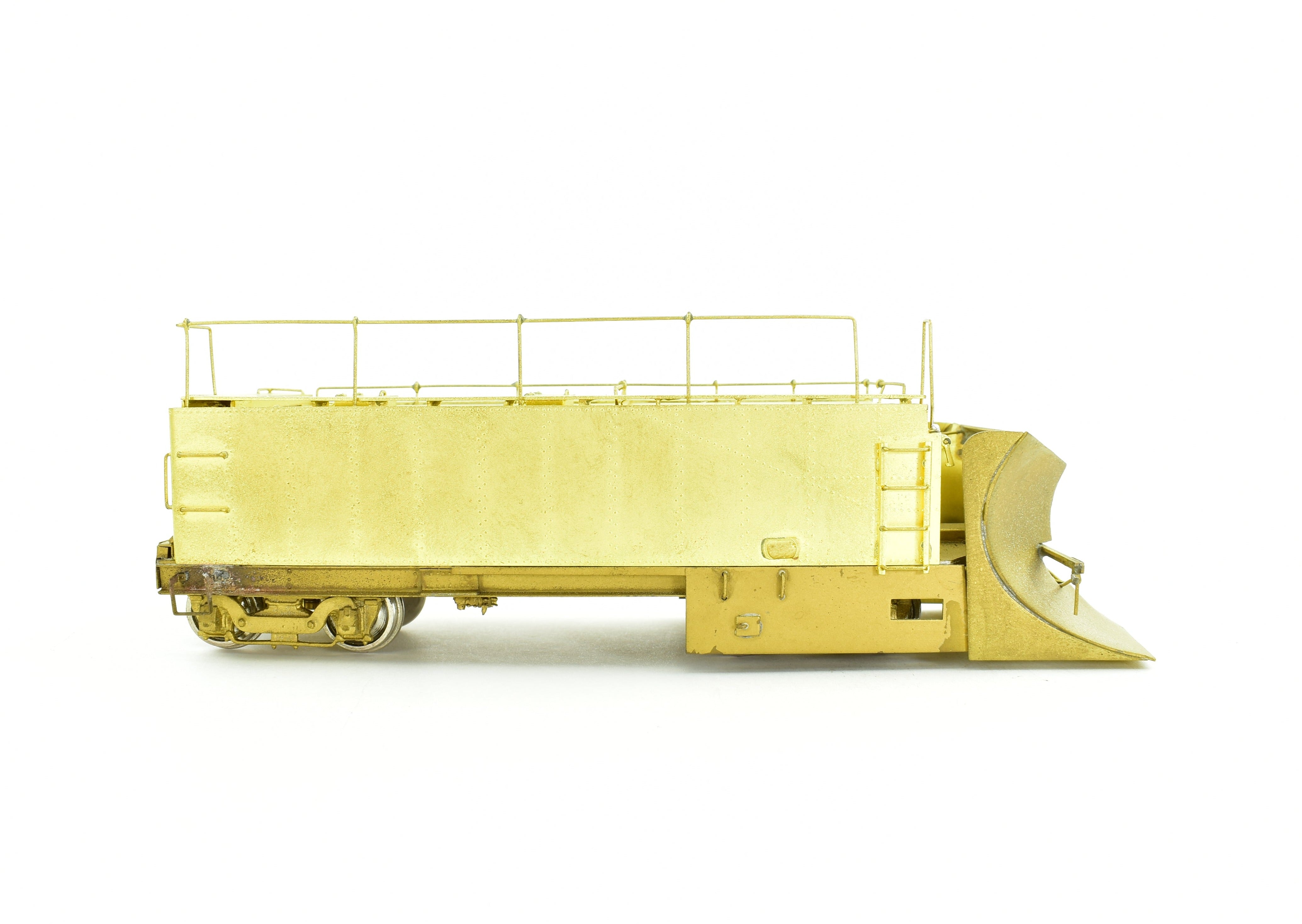 HO Scale Brass Oriental Limited Great Northern Wedge Snow Plow Model for Model Trains