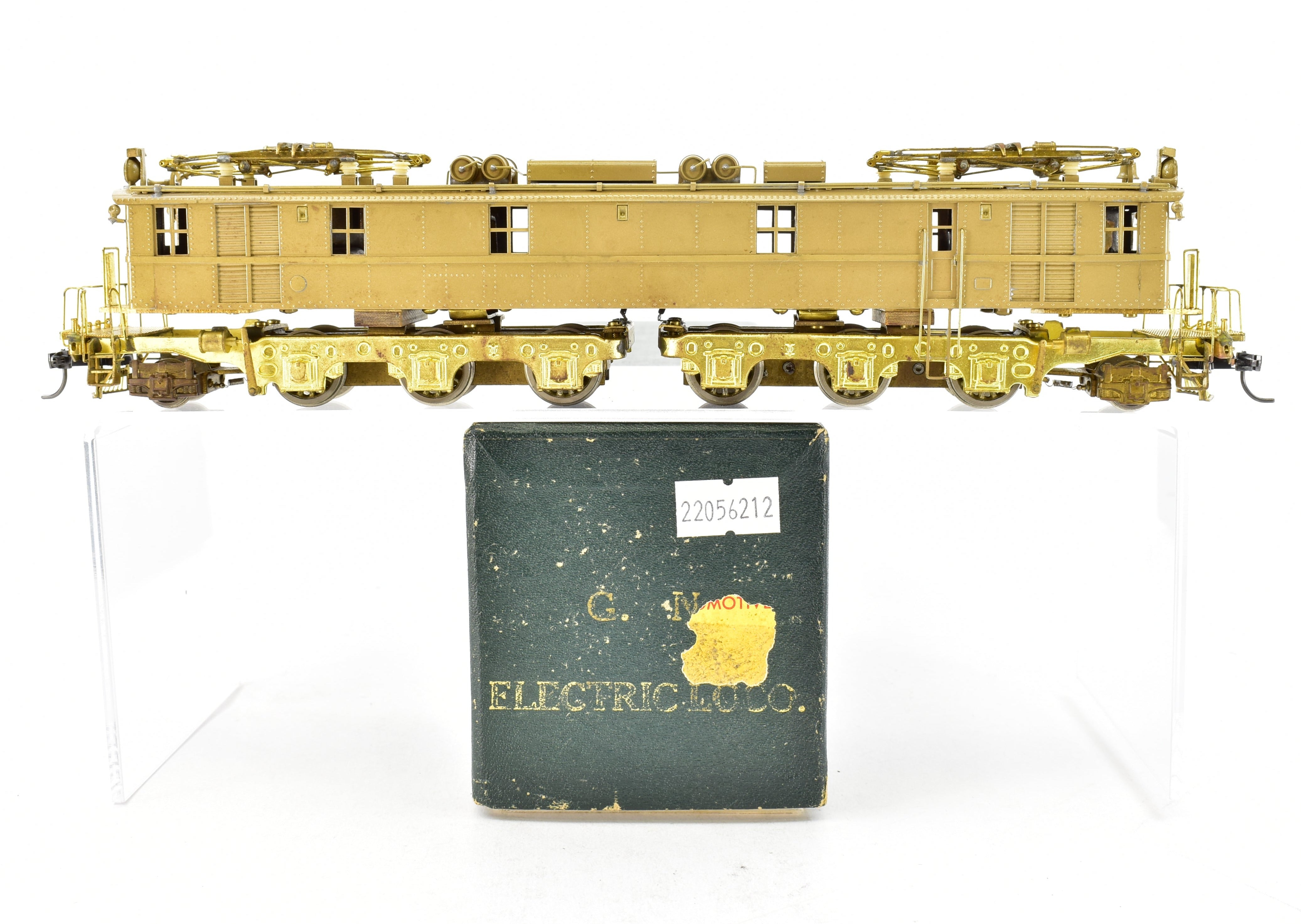 HO Scale Great Northern Y-1 Electric Locomotive by Brass Max Gray in Gray Color