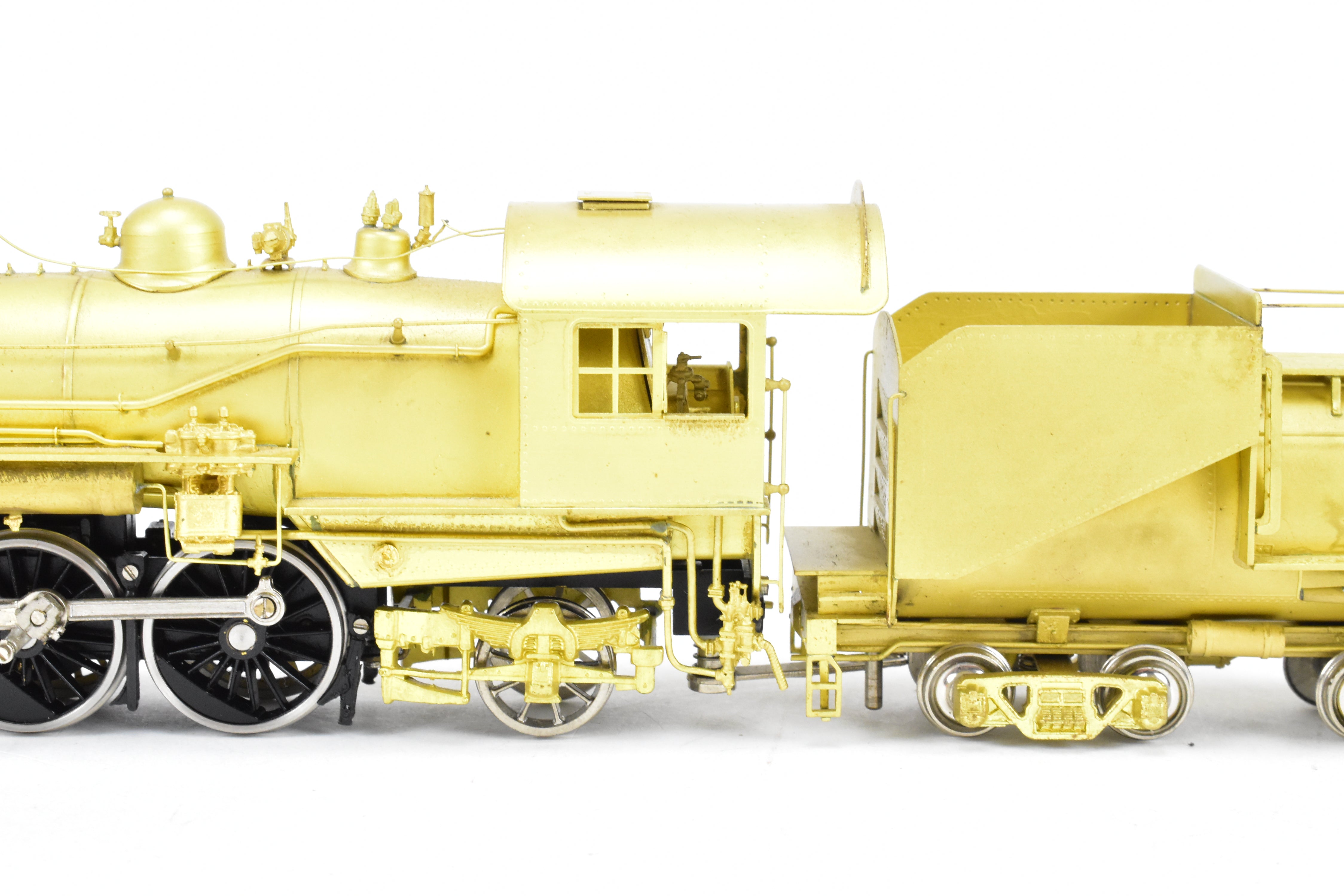 HO Scale Brass Erie Railroad K-1 4-6-2 Nickel-Plated Model - As Is