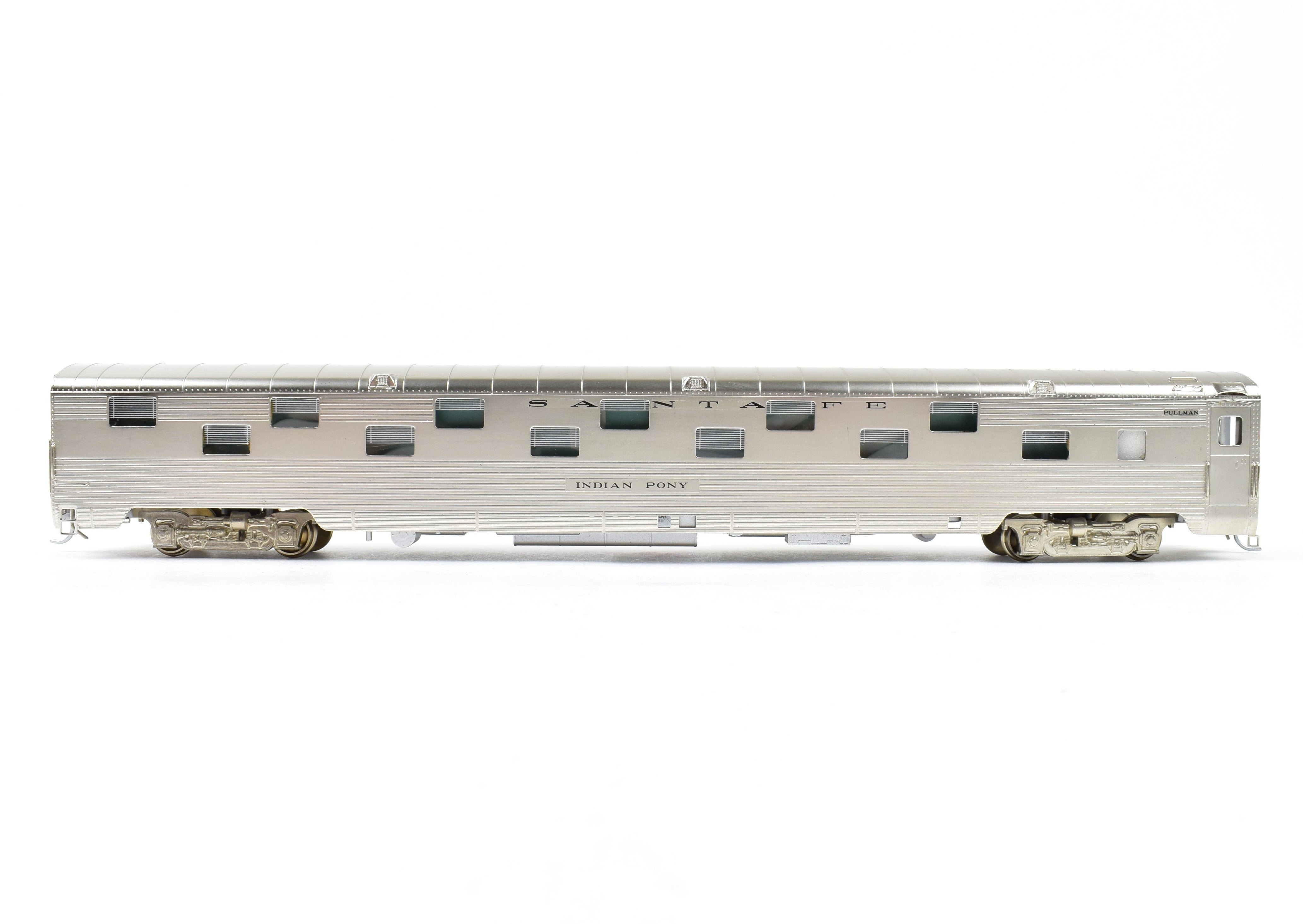HO Scale Brass Soho ATSF - Santa Fe Indian Series 24 Duplex Sleeper Model with Custom Finished Indian Pony Design