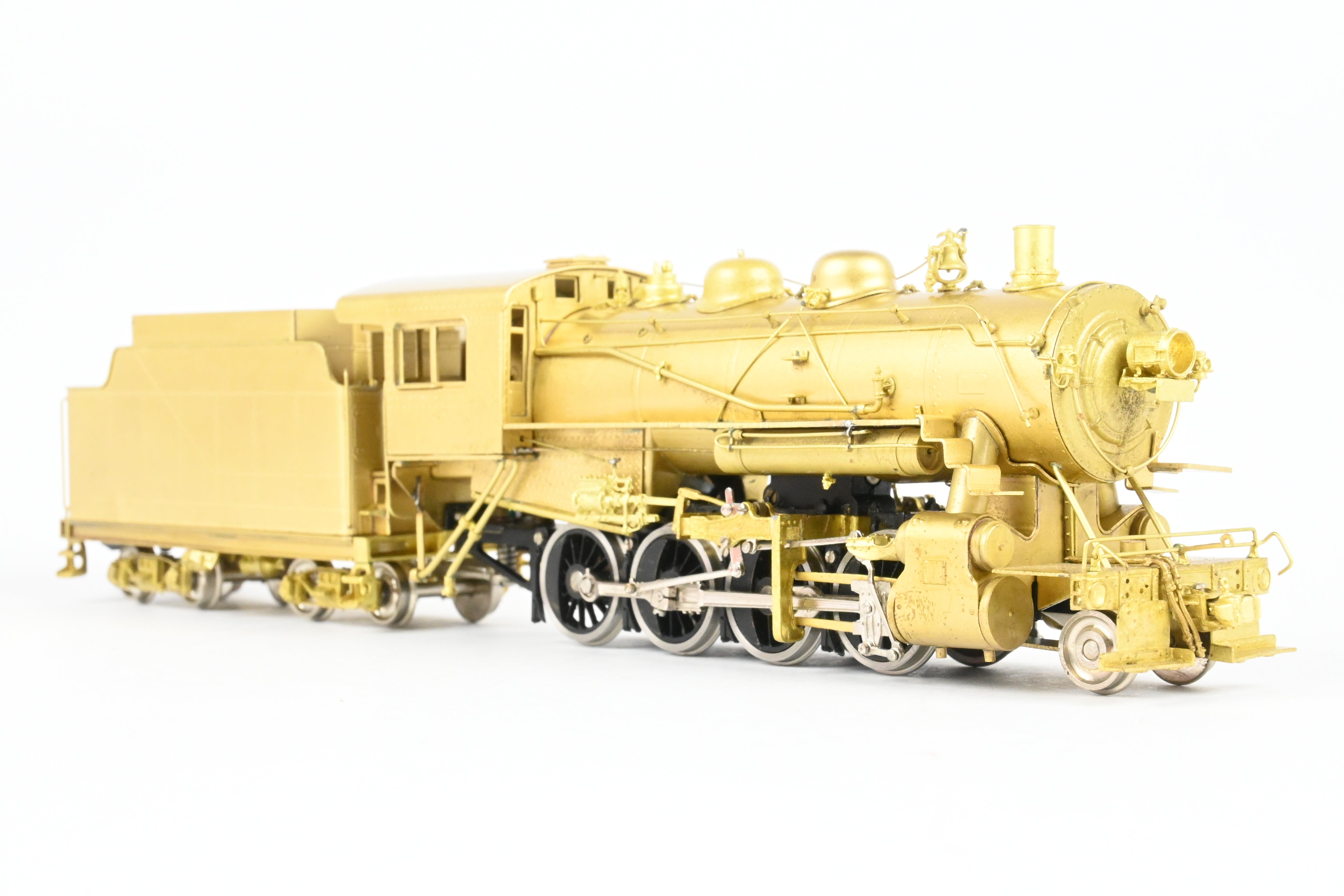 HO Brass NYO&W 2-8-0 Class W-1 Nickel Plated Locomotive with Side Air Pumps