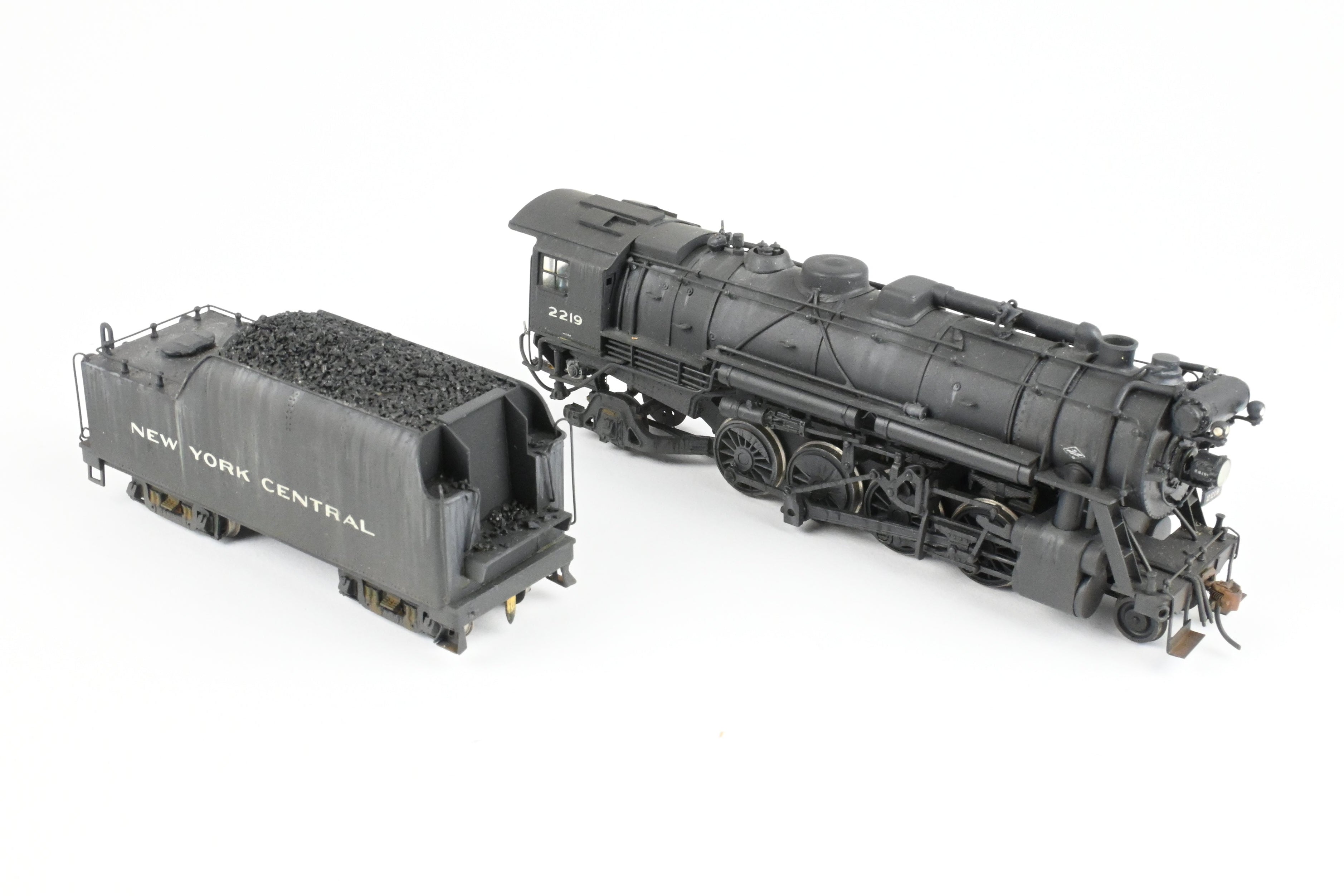 HO Scale Brass LMB NYC - New York Central 2-8-2 H-10a Mikado #2219 Custom Painted & Weathered