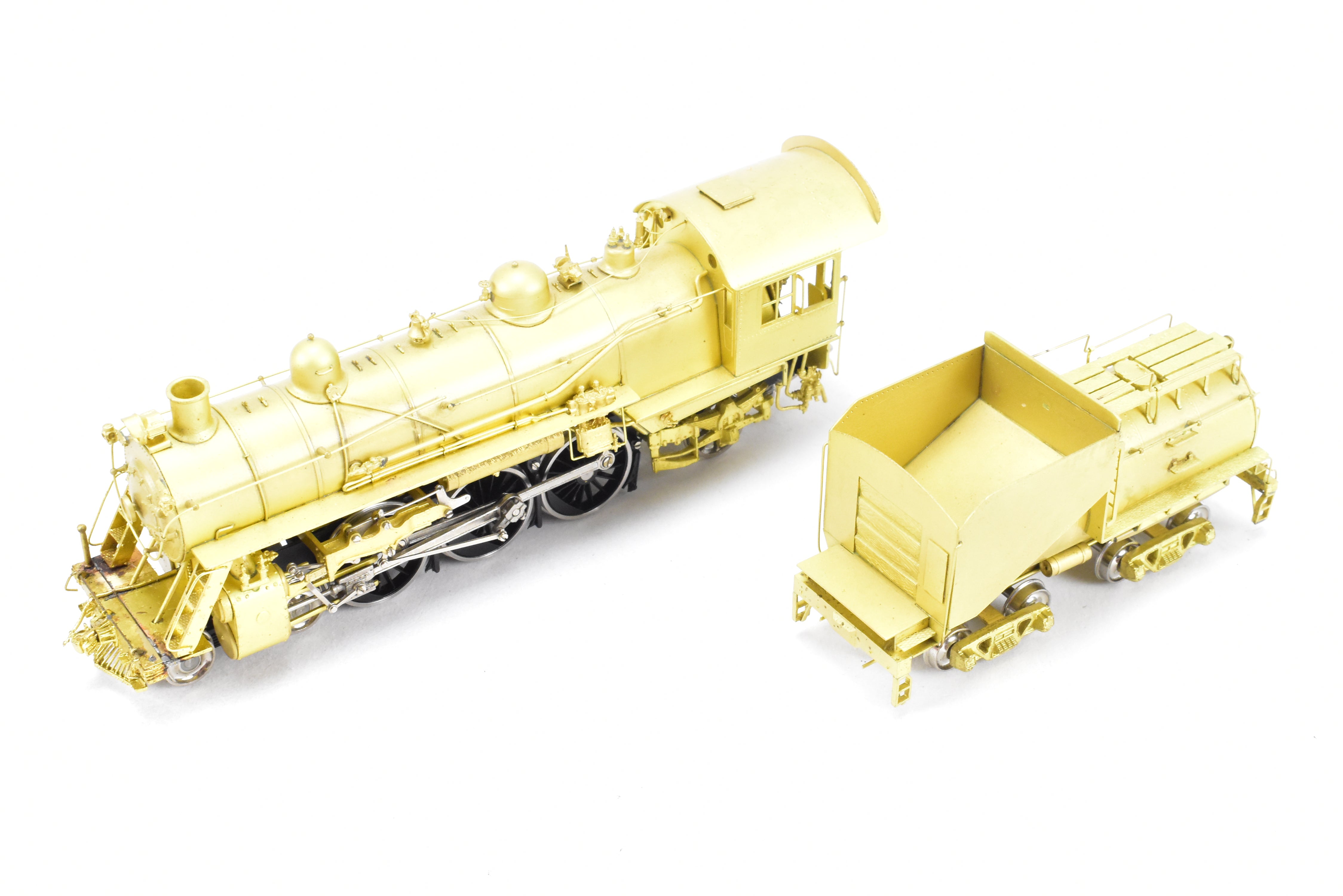 HO Scale Brass Erie Railroad K-1 4-6-2 Nickel-Plated Model - As Is
