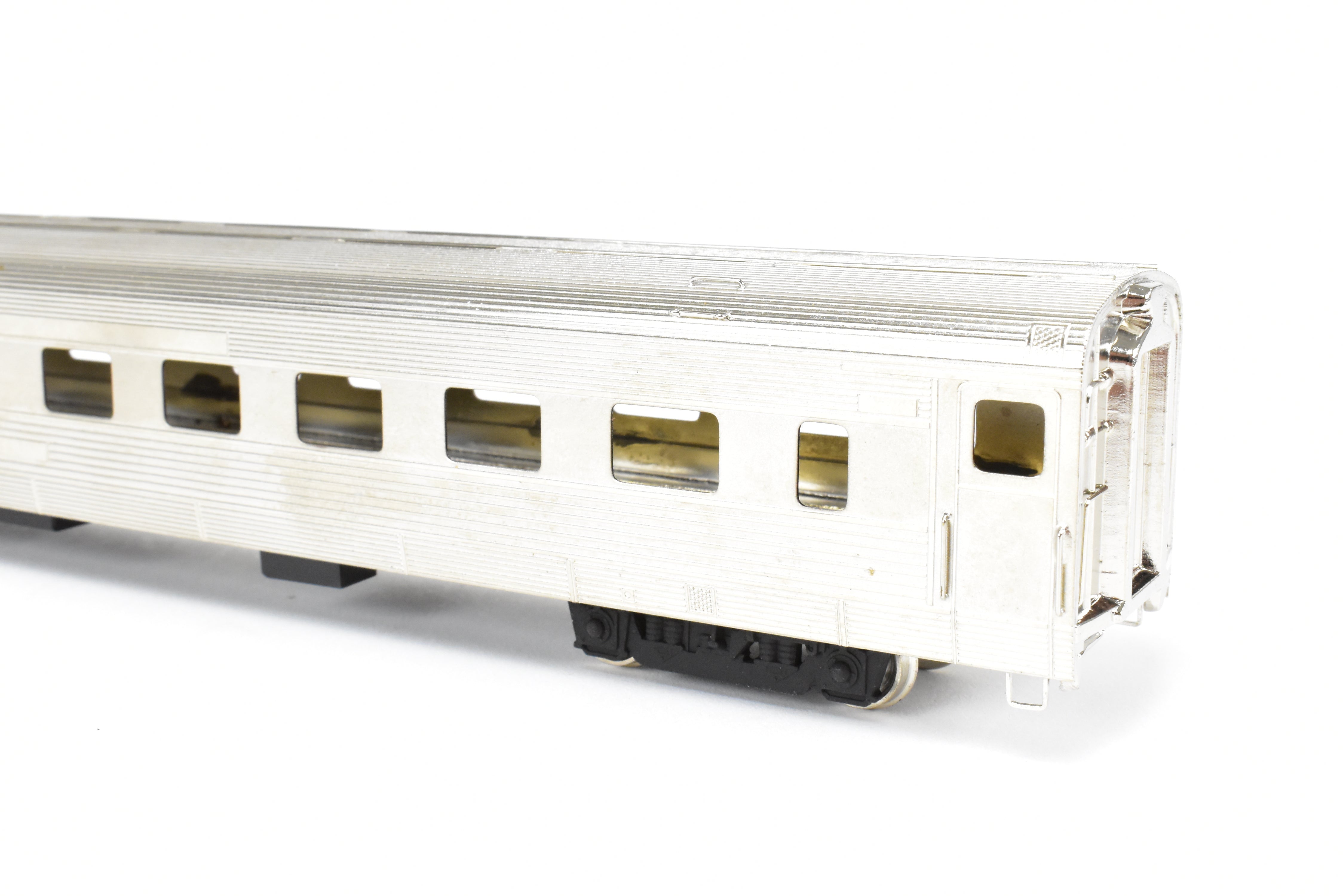 HO Scale Brass NPP Nickel - Plated California Zephyr Pullman Roomette Sleeper Set