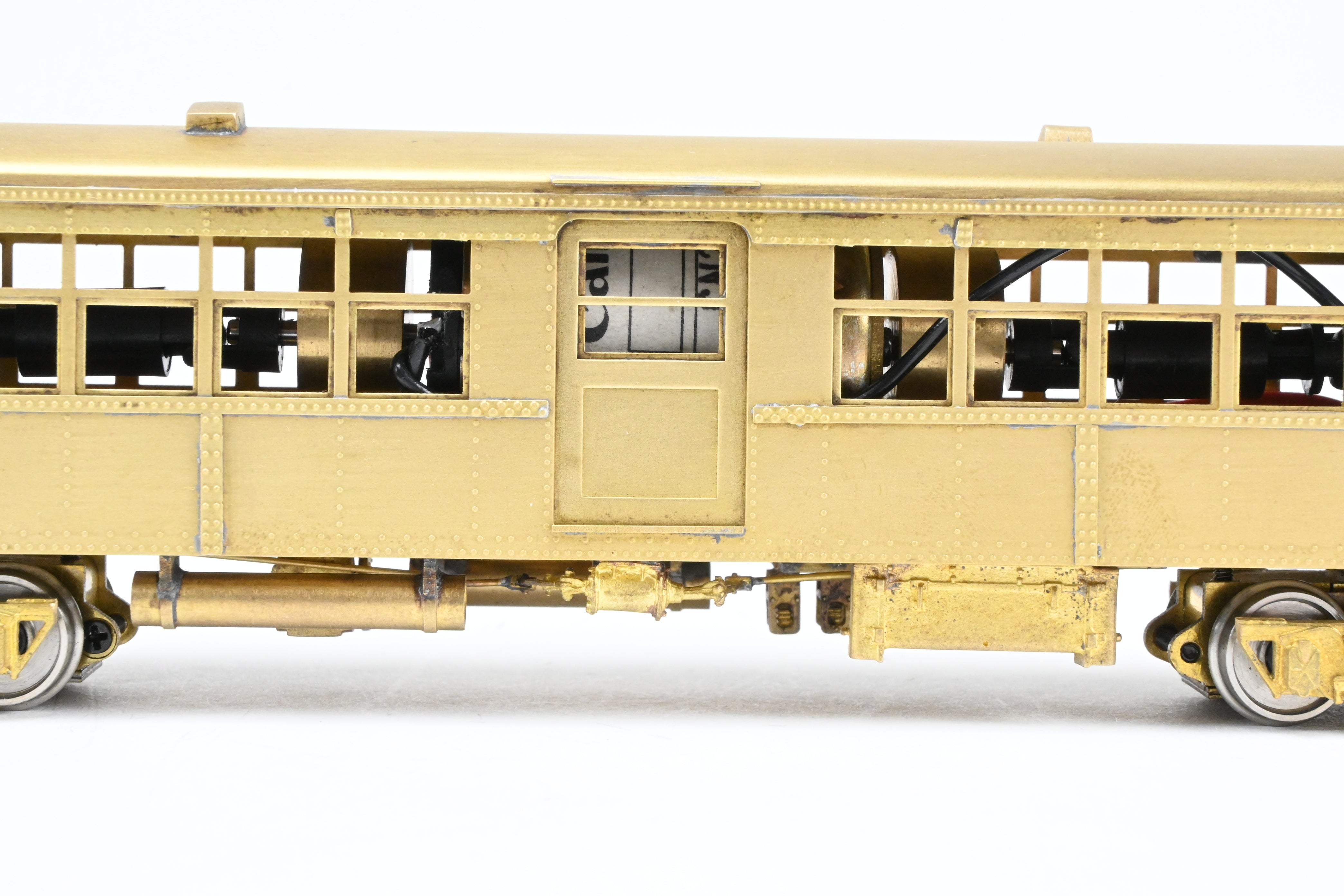 HO Scale Brass Model Train Set - MTS Imports CTA Chicago Transit Authority Modified 4001 - 4250 Series Elevated Cars Two - Car Set