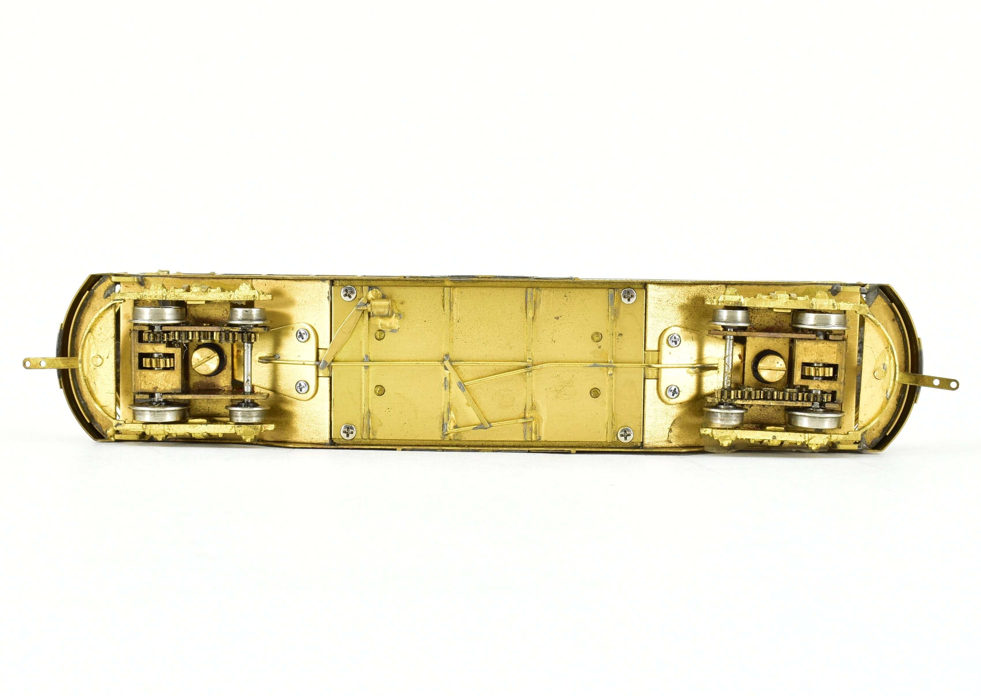 High - Quality HO Scale Custom Brass Pacific Electric Dragon Trolley Car Model without Original Packaging by Brass NJ Custom