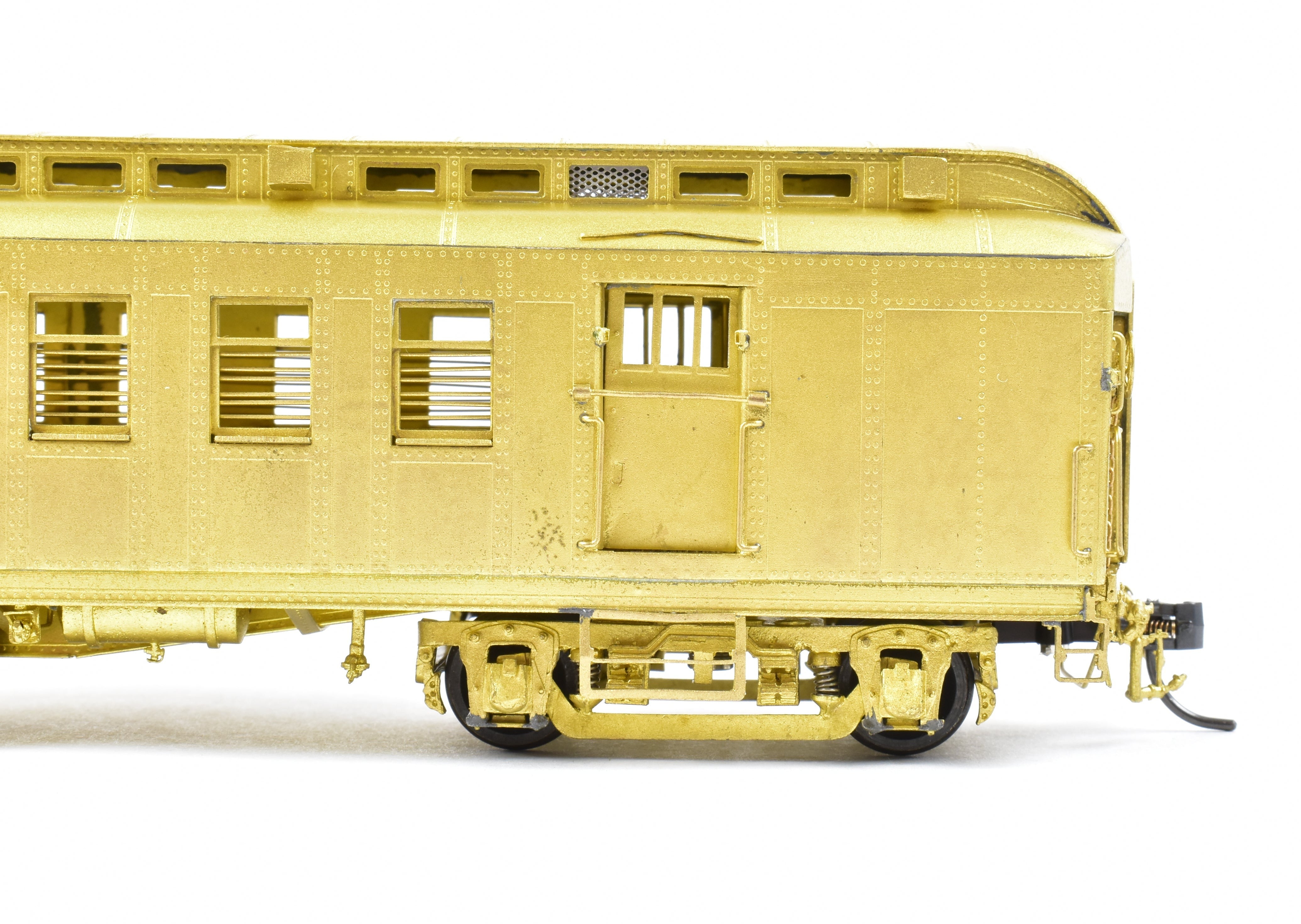 HO Scale Brass ATSF - Santa Fe Heavyweight RPO #60 - 69 with Skylight by Pecos River