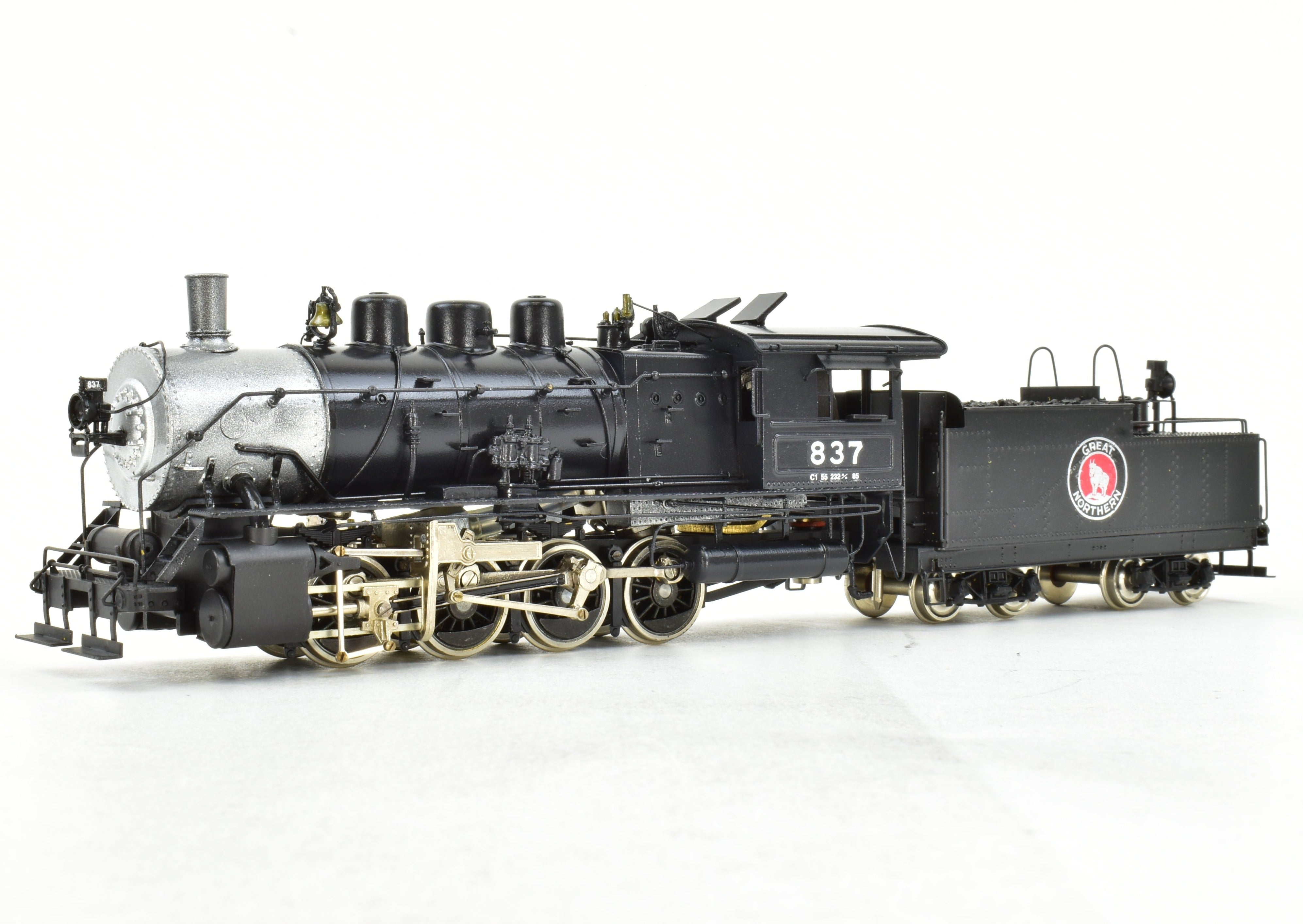1971 Custom Painted HO Brass PFM Tenshodo Great Northern 0-8-0 Class C-1 Model