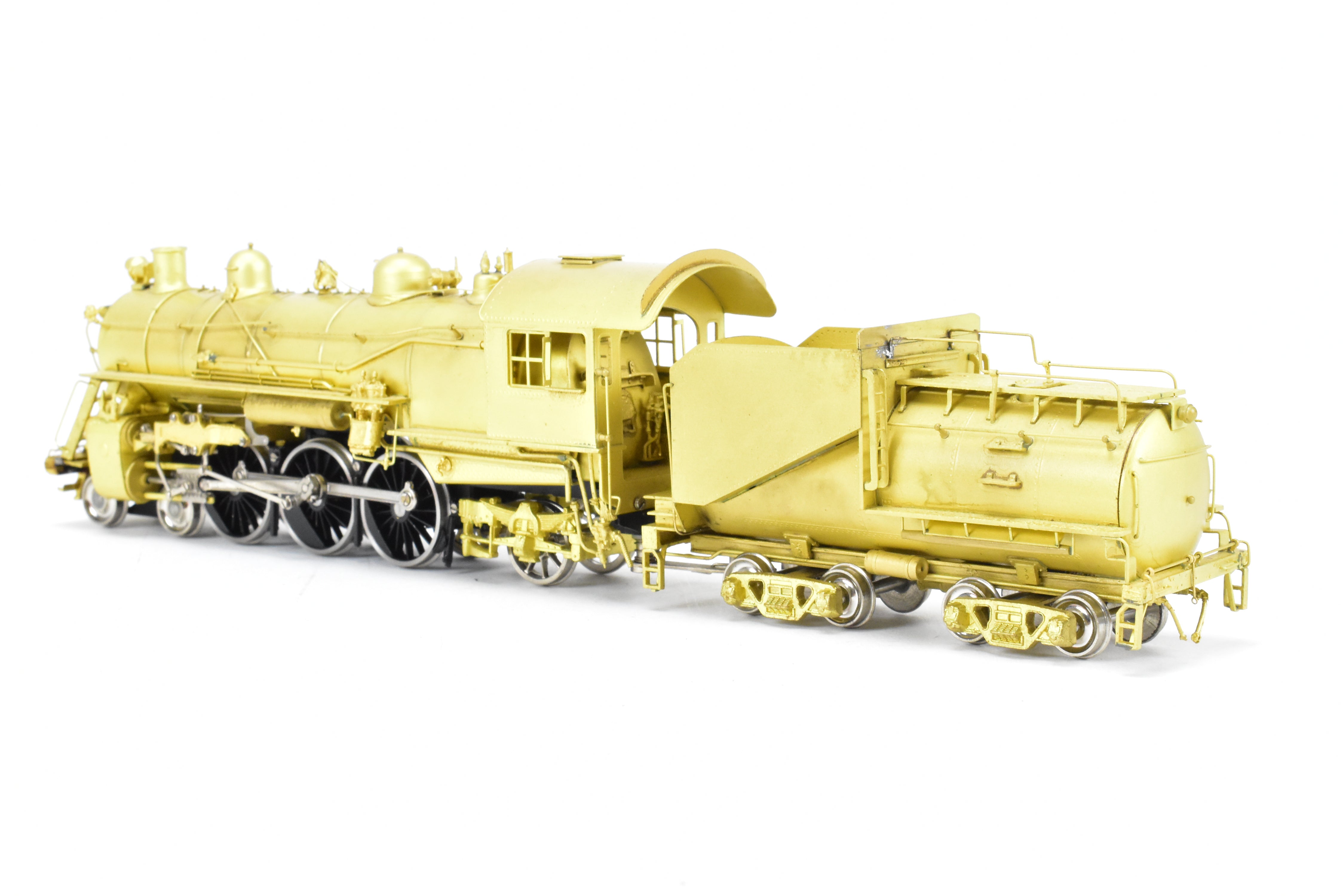 HO Scale Brass Erie Railroad K-1 4-6-2 Nickel-Plated Model - As Is