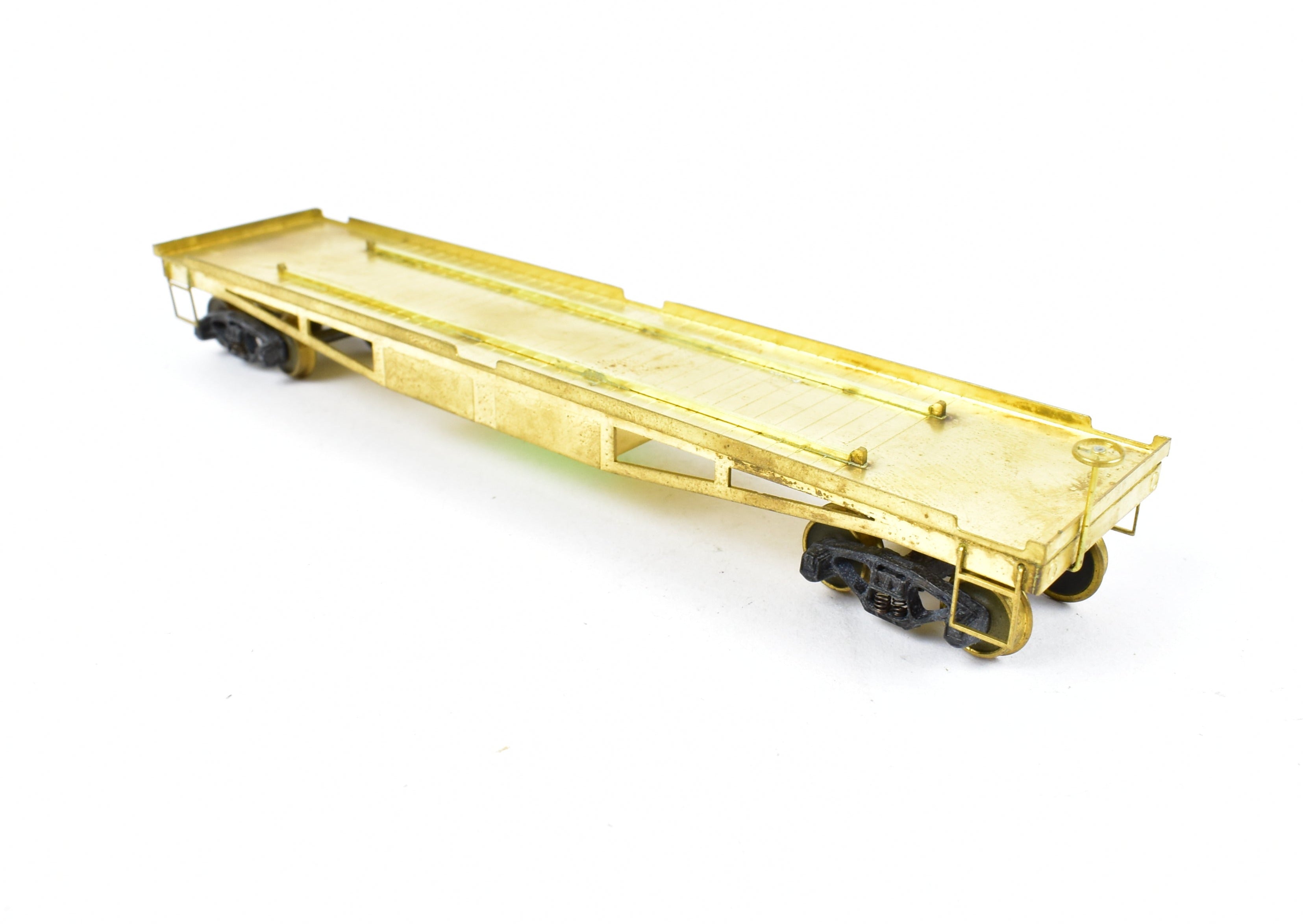 HO Scale Brass Lambert Various Roads Maintenance of Way (MOW) Flat Car with Wheel or Truck Support Function