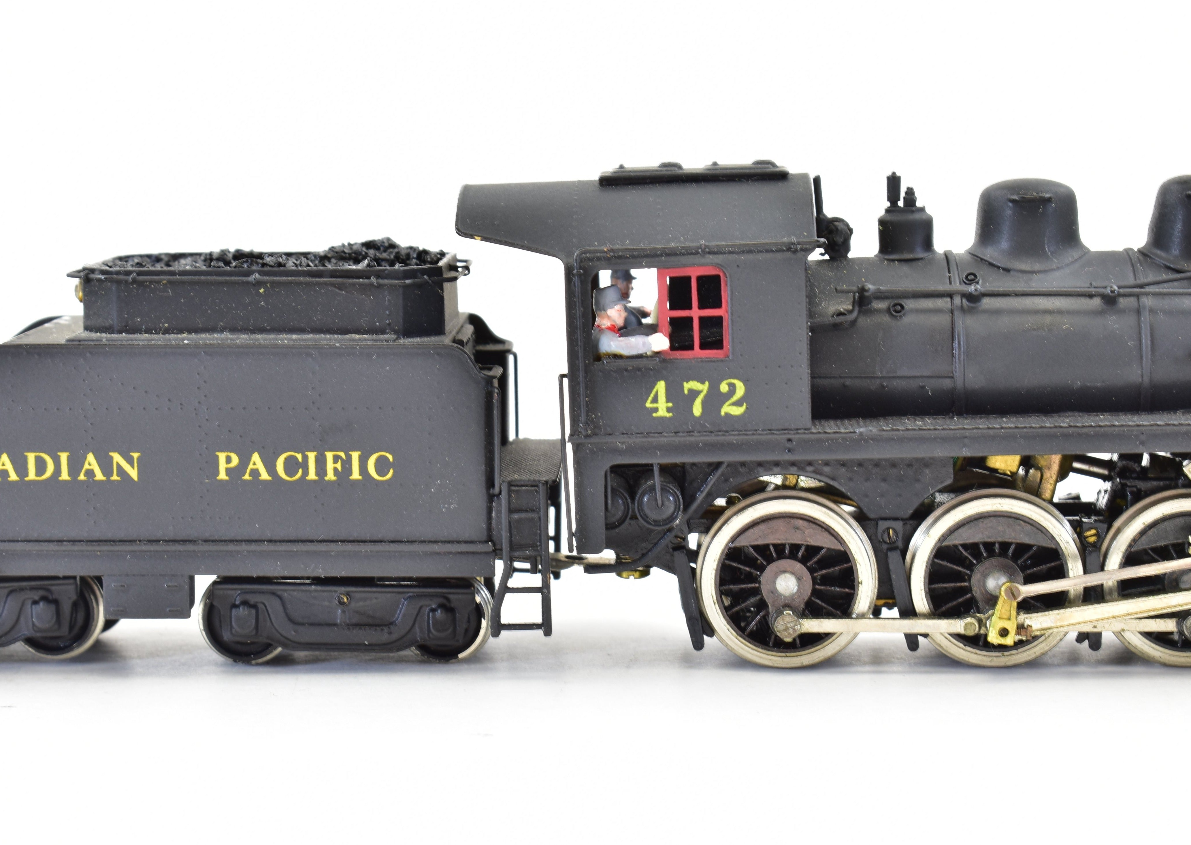 Custom Painted HO Brass Pacific Pike CPR Canadian Pacific Railway D4G 4-6-0 Model