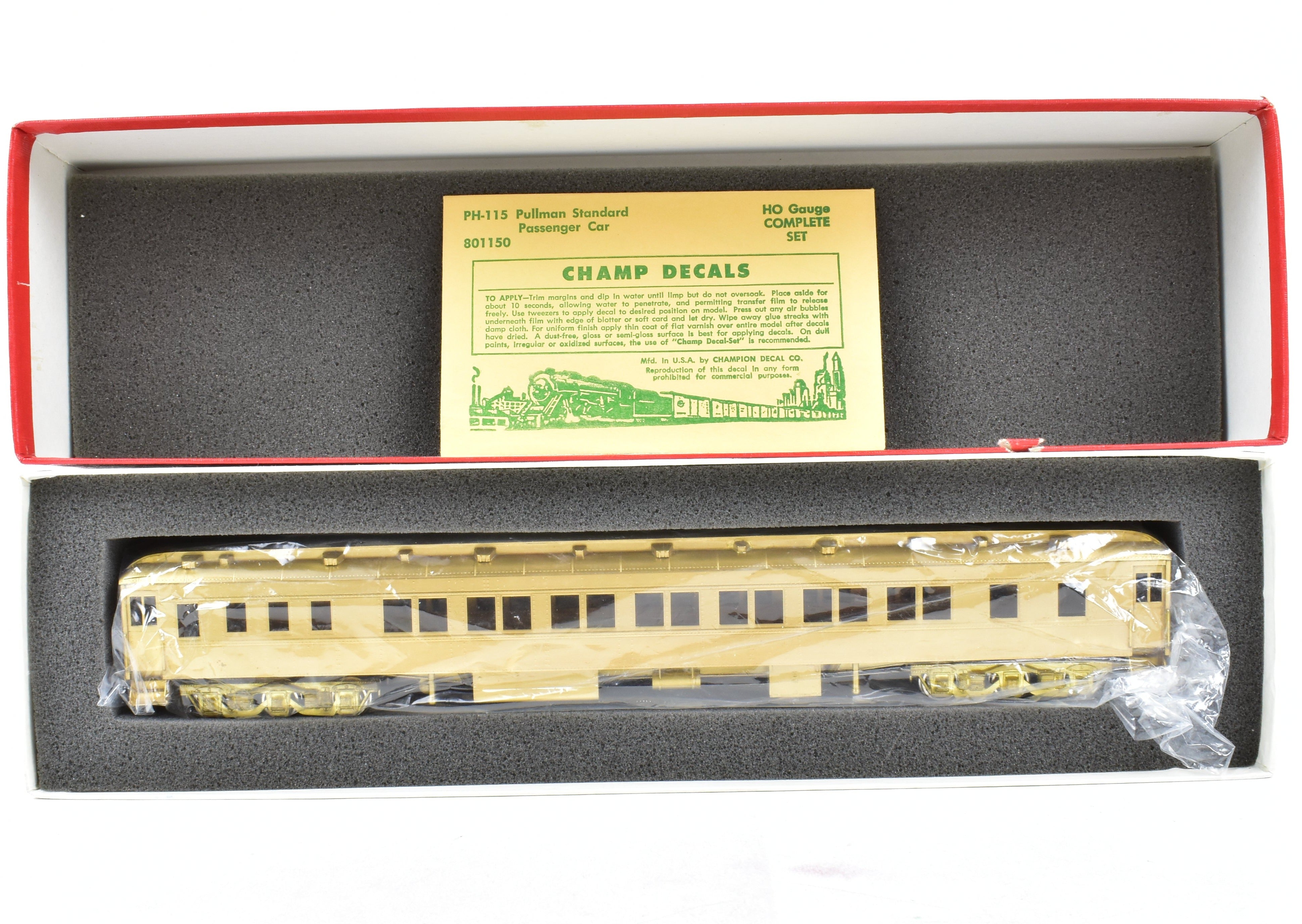 1979 HO Scale Brass Soho 14-Section HW Sleeper Model by Kumata