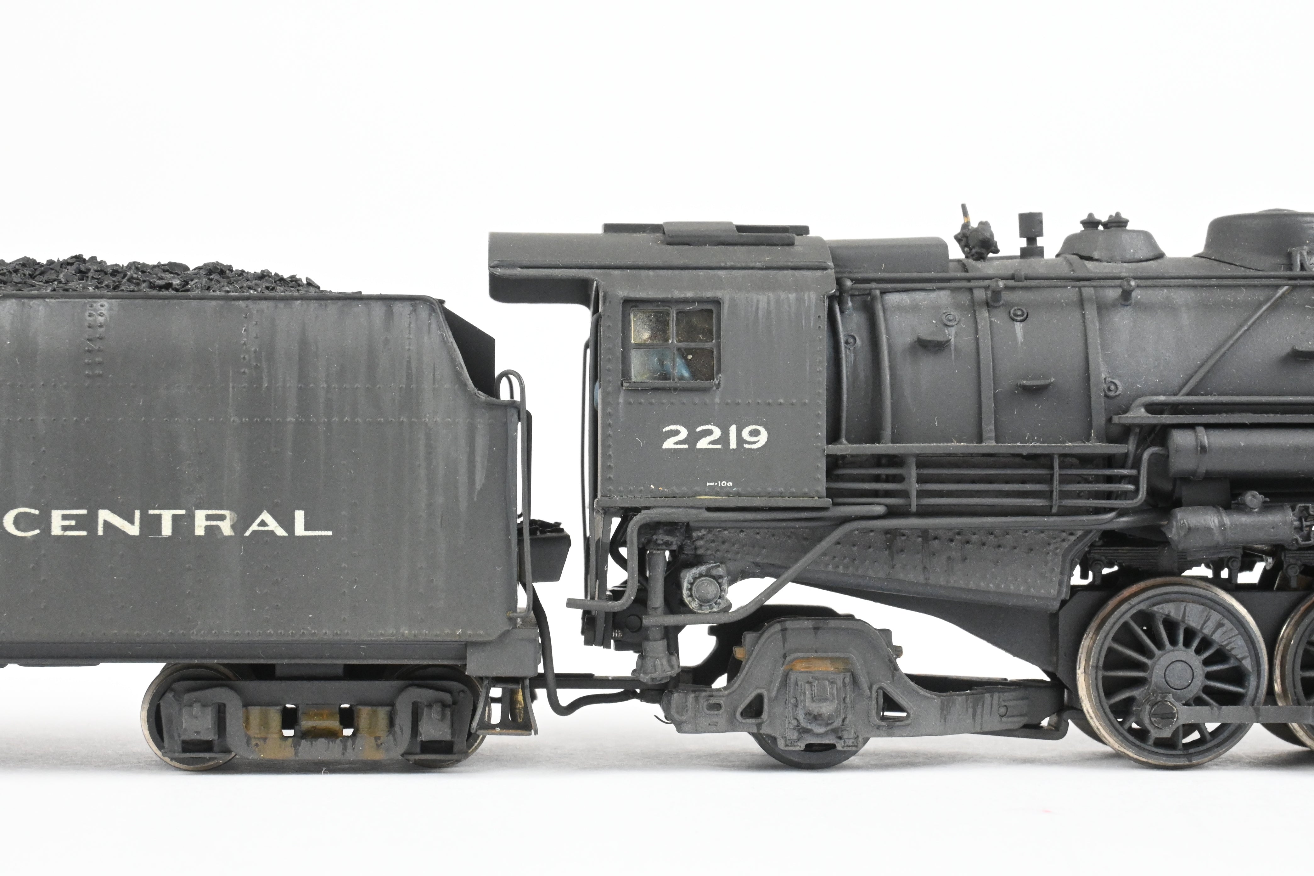 HO Scale Brass LMB NYC - New York Central 2-8-2 H-10a Mikado #2219 Custom Painted & Weathered