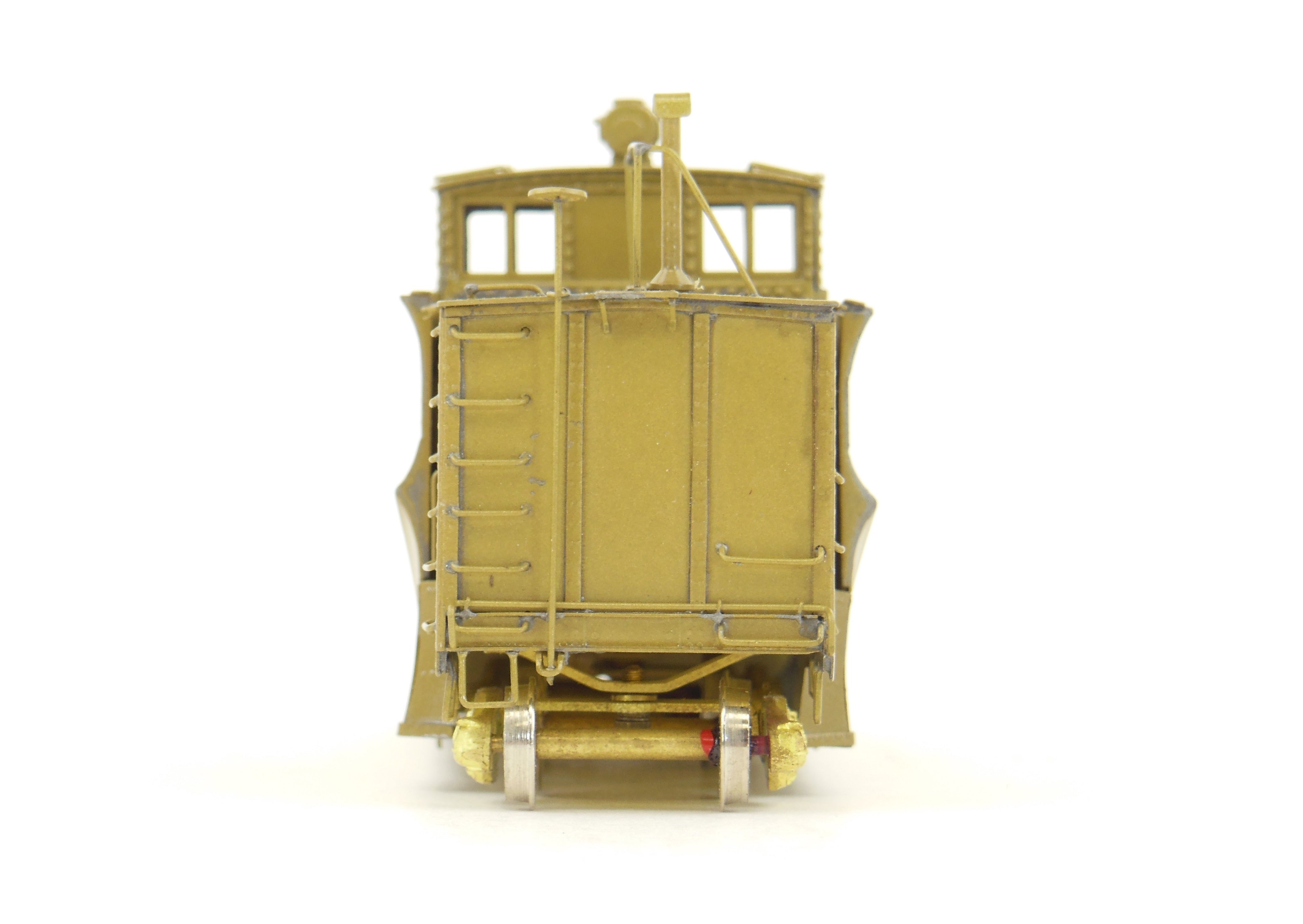 HO Scale Brass New Jersey Custom Brass Various Roads Maintenance of Way (MOW) All-Steel Snow Plow Model