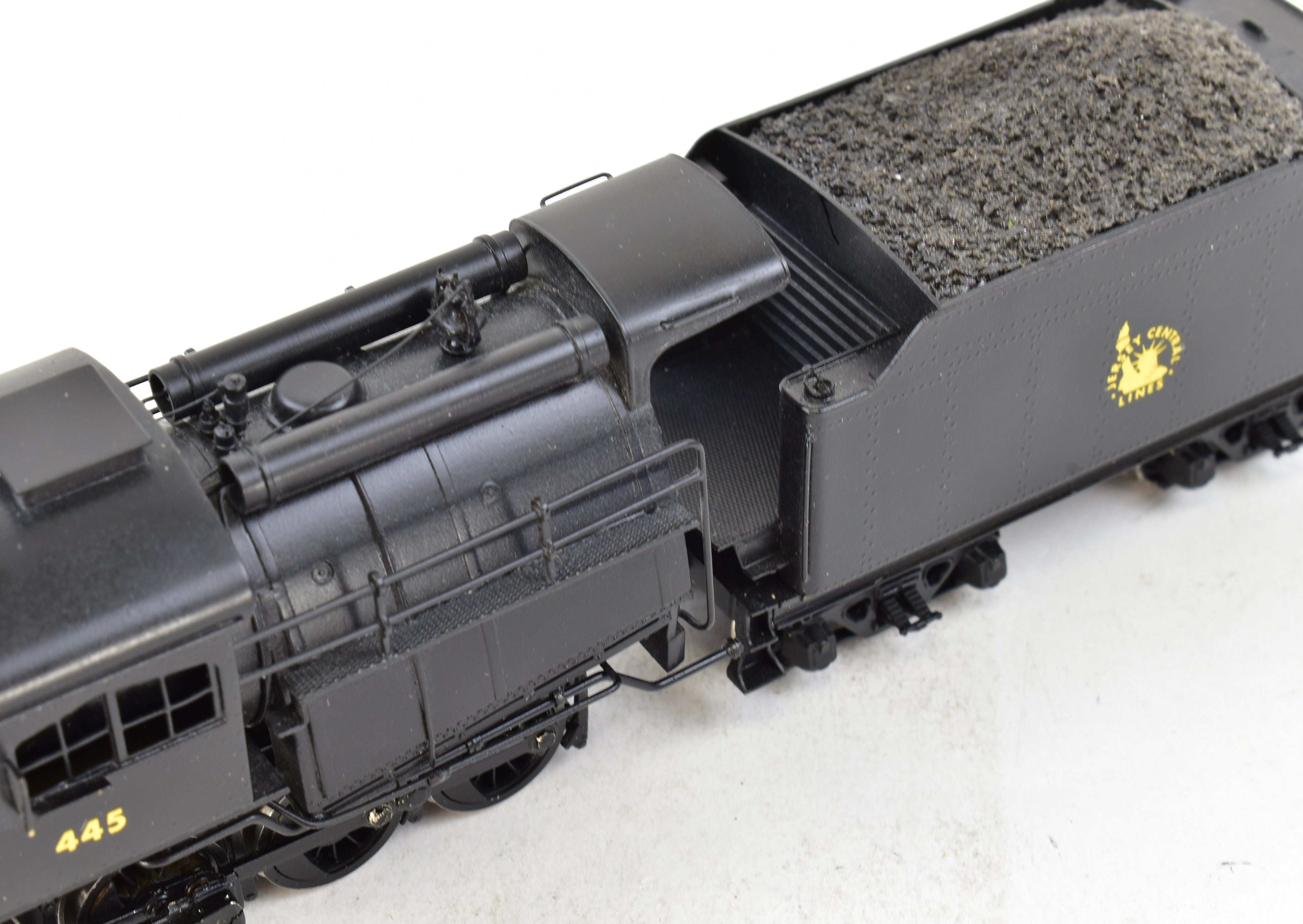 HO Scale Custom Painted Brass Model Train - Central Railroad of New Jersey K - 1 4 - 8 - 0 Camelback, NJ Custom Brass CNJ