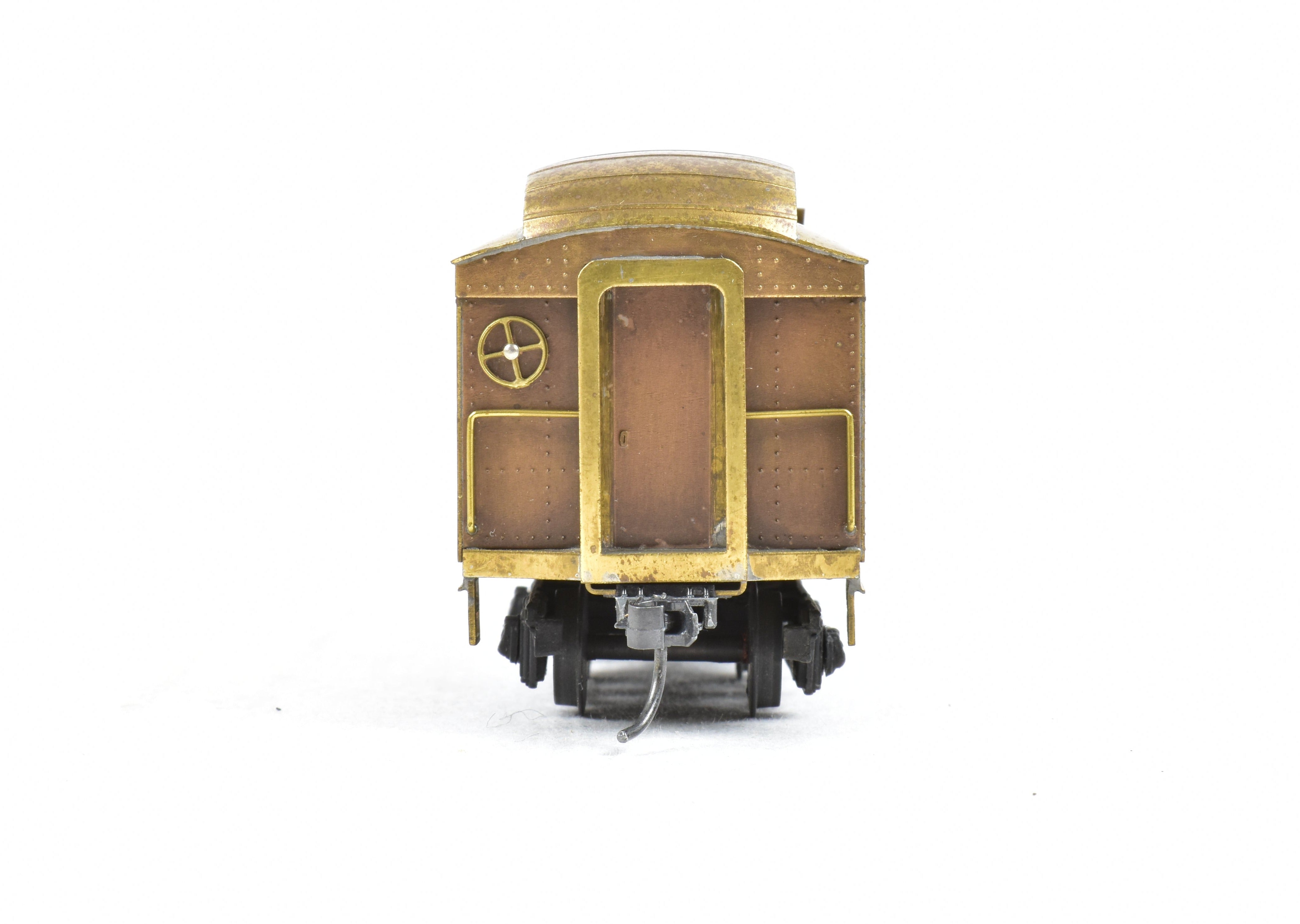 HO Scale Brass Suydam Model of AT&SF - Santa Fe Heavyweight 60-Foot Railway Post Office (RPO) with Central Valley Trucks