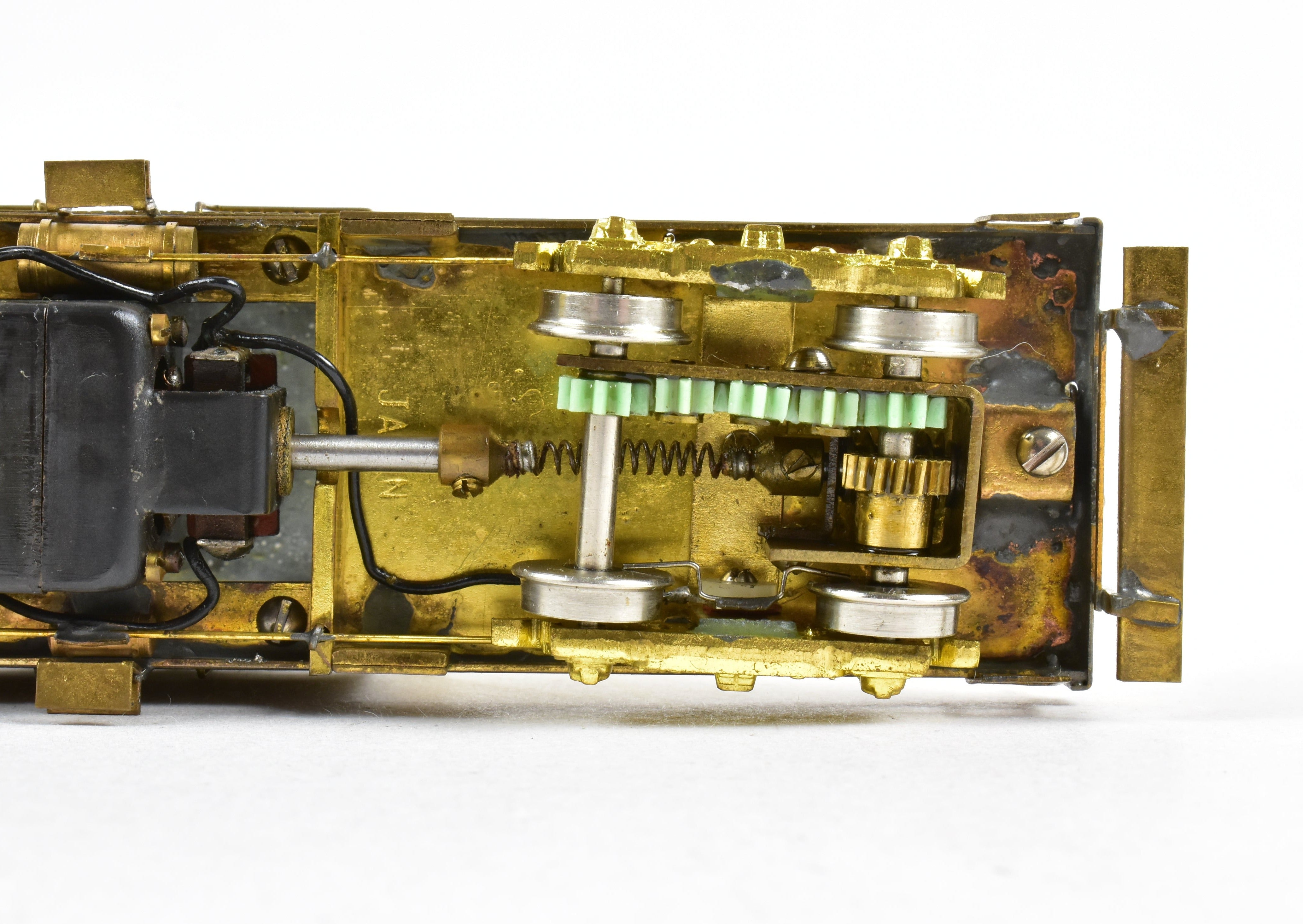 High - Quality HO Scale Brass Suydam Flat Bed Work Motor Model for Sacramento Northern and Various Roads