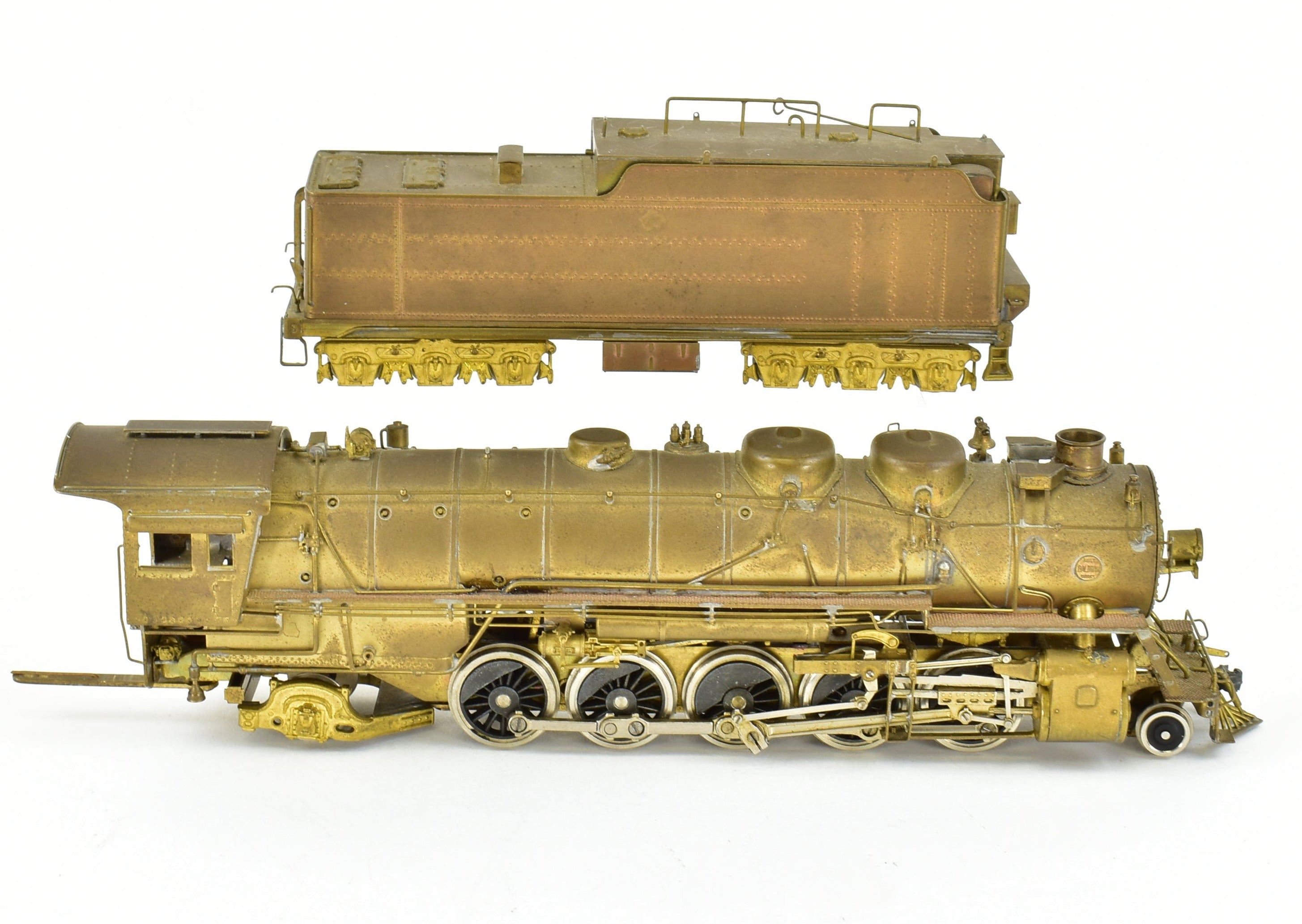 High - Quality HO Brass PFM United ATSF Santa Fe 2 - 10 - 2 Model