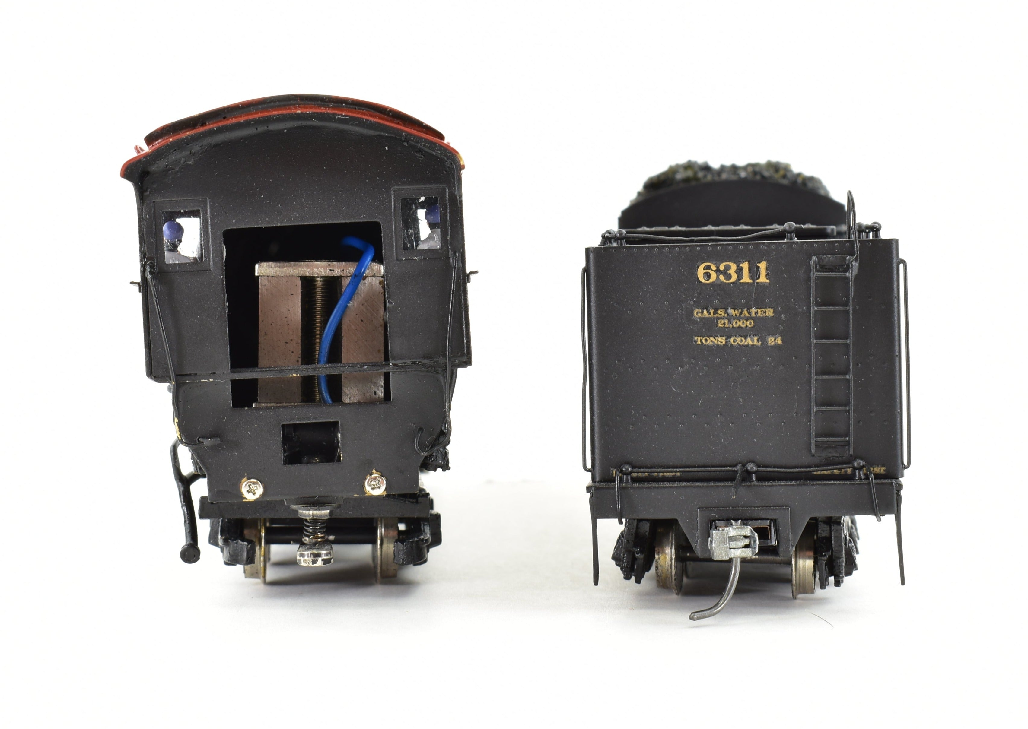 HO Scale Brass Nickel - Plated NPP CB&Q Burlington Route 2 - 10 - 4 Class M - 4 Custom Painted Locomotive