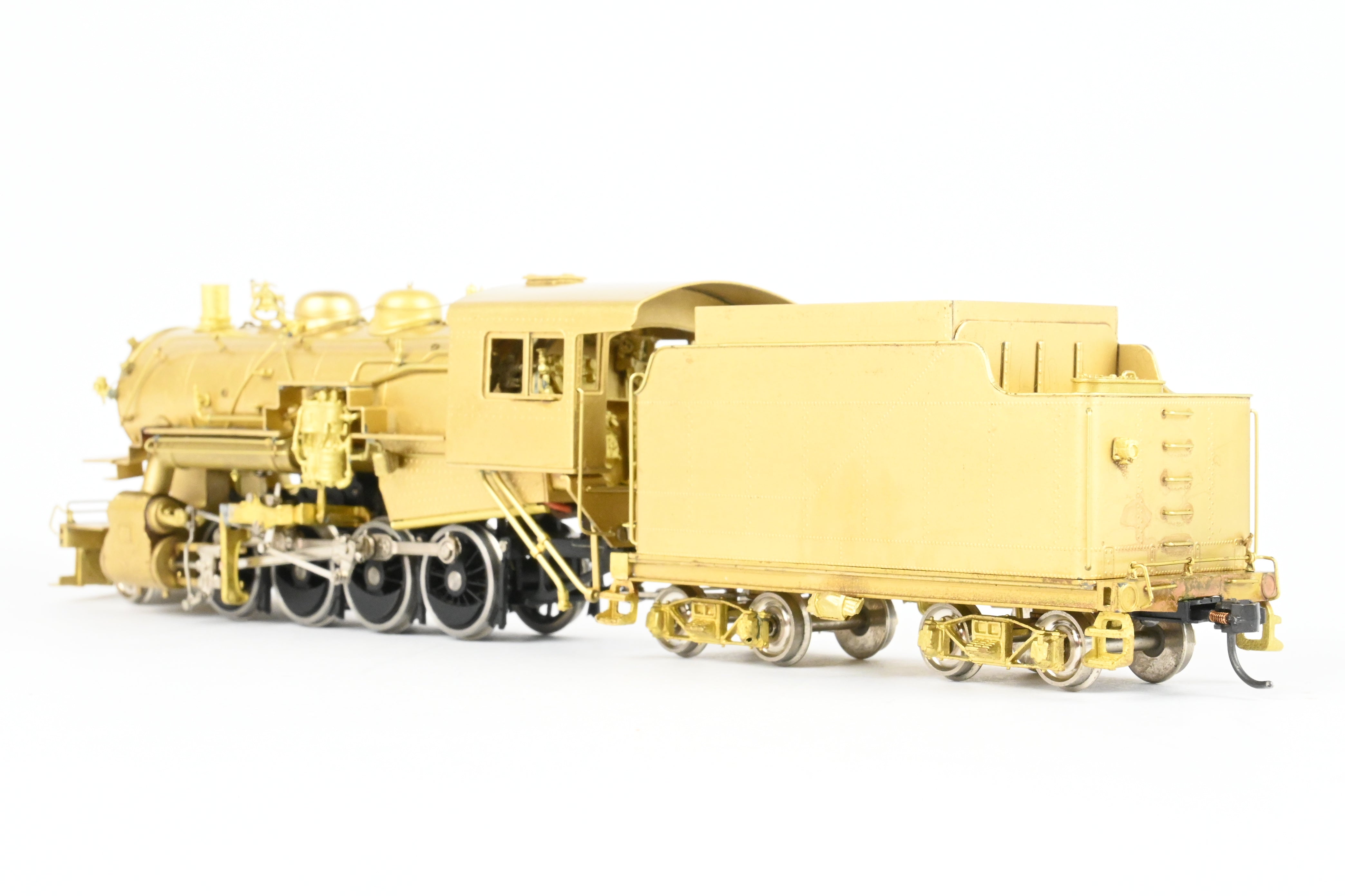 HO Brass NYO&W 2-8-0 Class W-1 Nickel Plated Locomotive with Side Air Pumps
