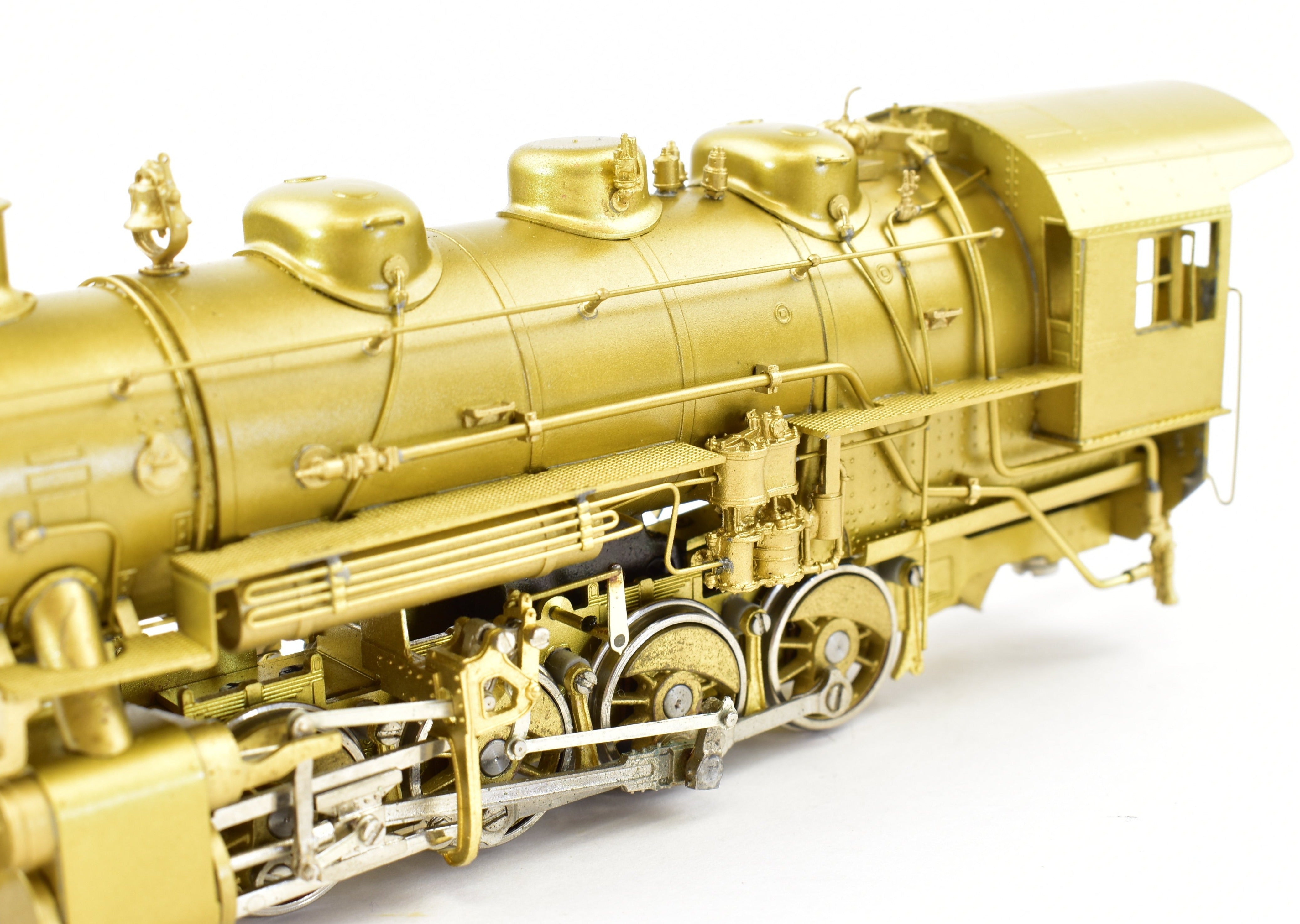 HO Scale Brass Oriental Limited Model of USRA - United States Railway Administration 0-8-0 Locomotive in Burlington Route (CB&Q) Version