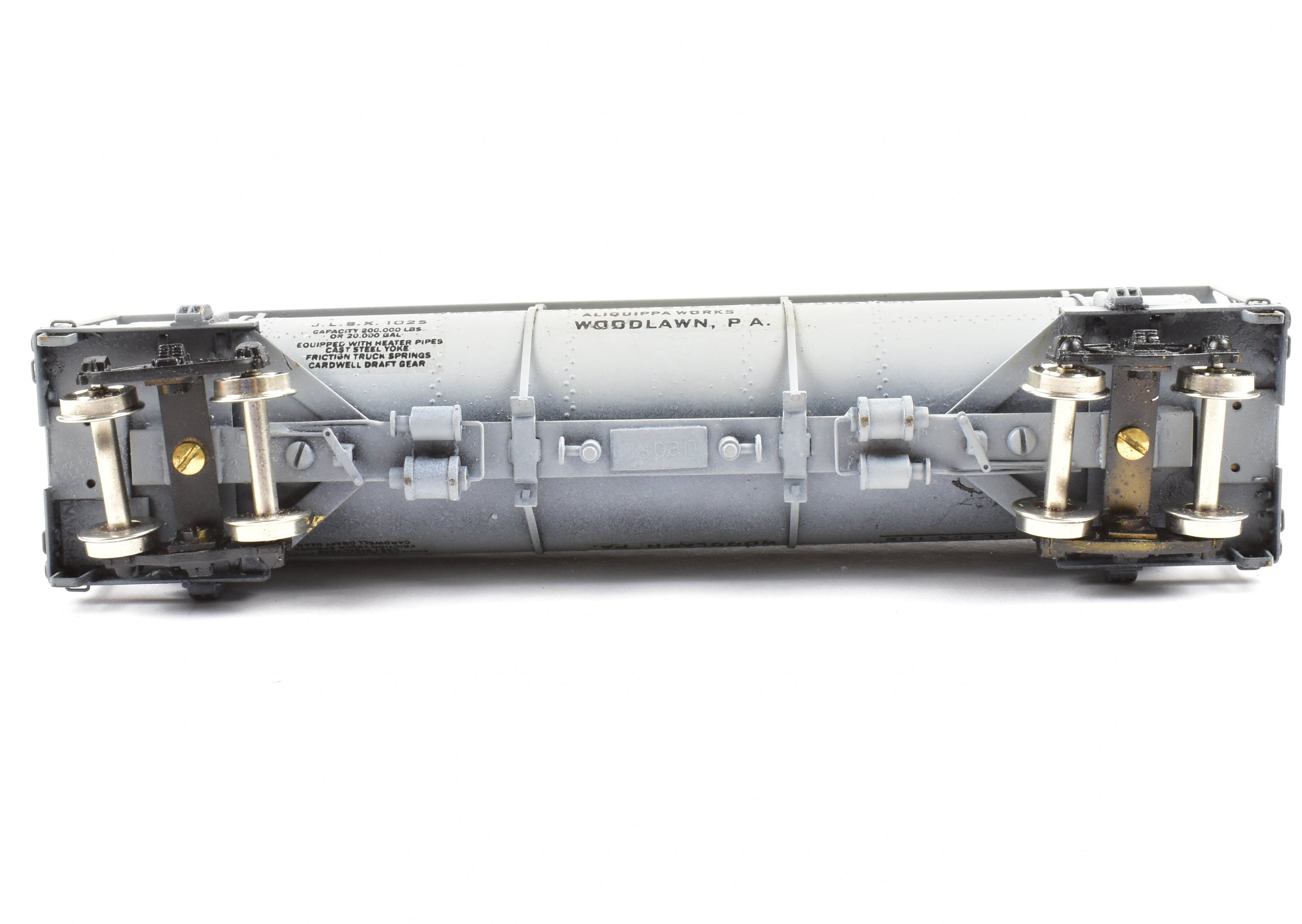 HO Scale Brass NorthWest Short Line 20,000 Gallon 3 Dome Tank Car with Kadee Couplers