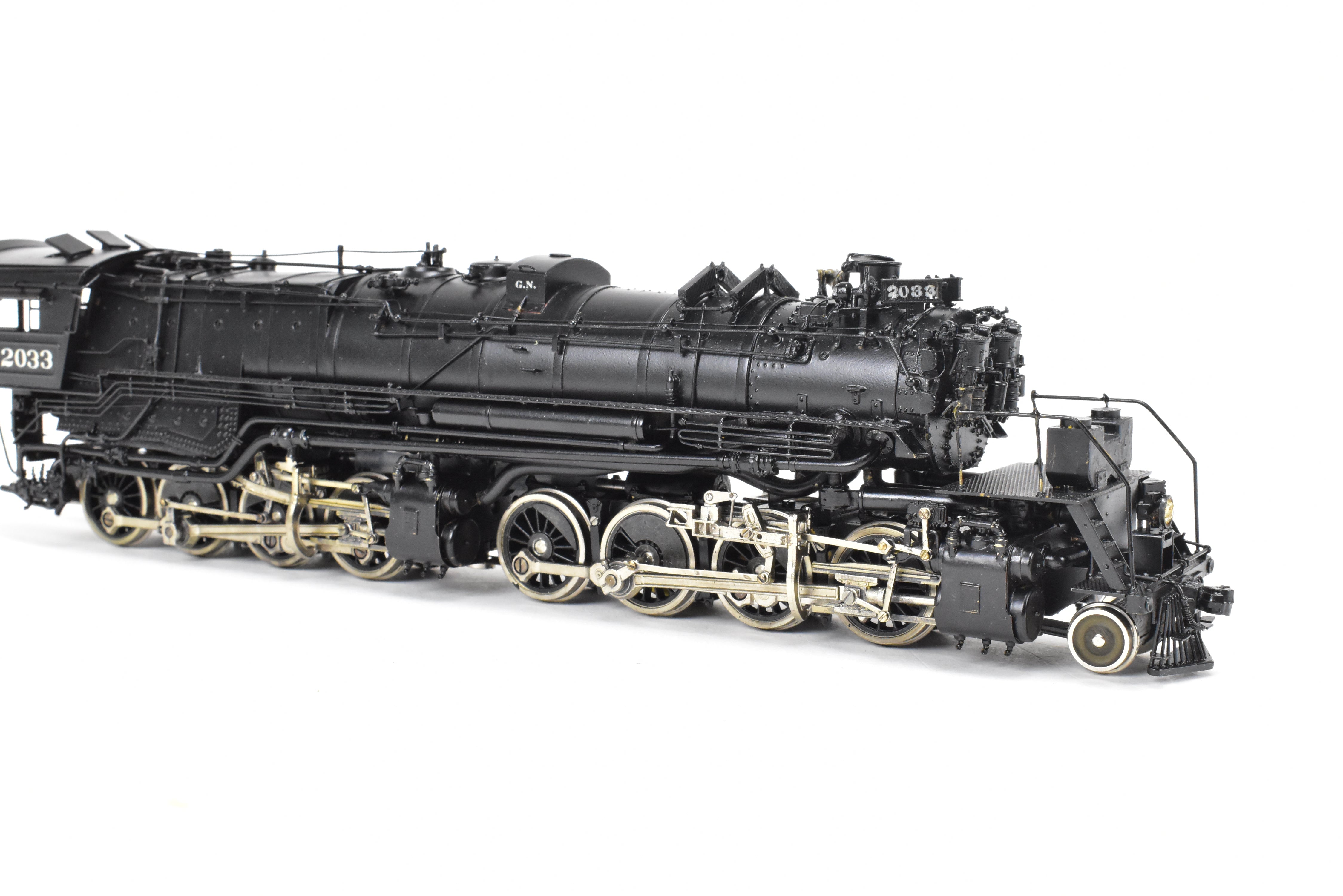 1967 HO Brass PFM - Tenshodo Great Northern 2-8-8-0 Class N-3 Custom Painted No. 2033