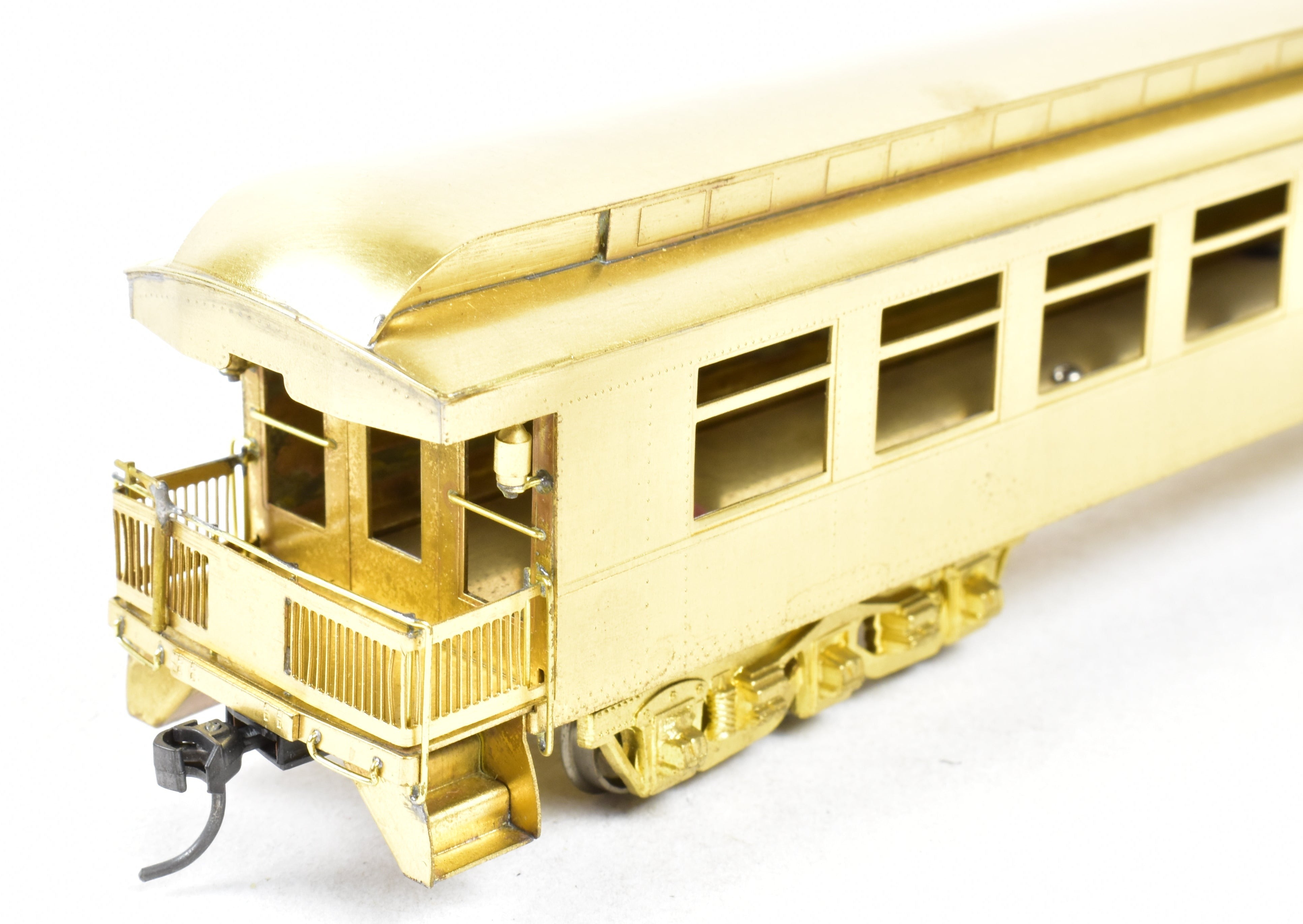 HO Scale Brass Nickel Plated Model Train - New York Ontario & Western Observation Car by Nickel Plate Products