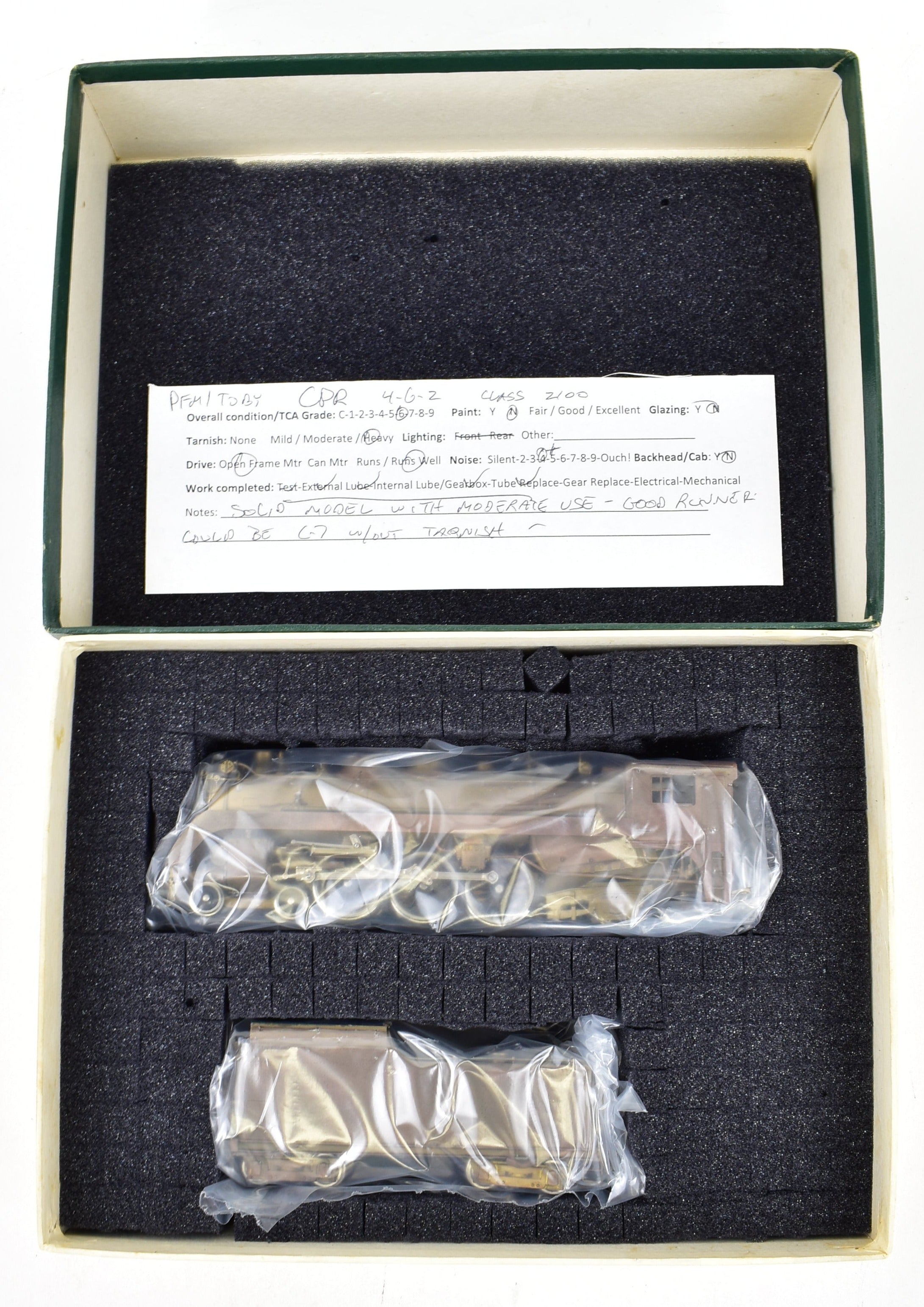 HO Scale Brass Toby CPR Canadian Pacific Railway 4-6-2 2400 Class G-2 Pacific Model