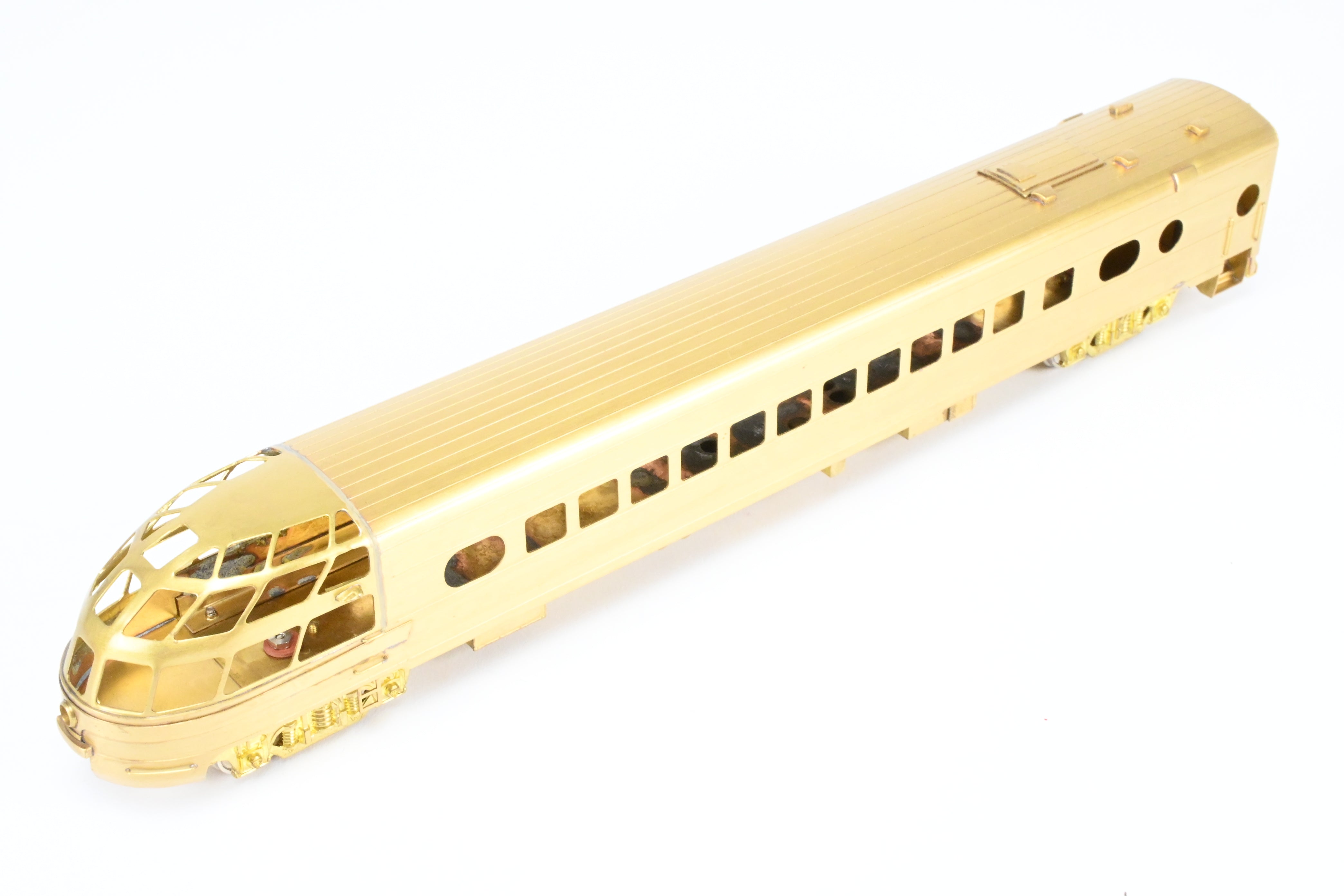 HO Scale Brass Soho Milwaukee Road #186 Rapids Sky Top Lounge Observation Model Train