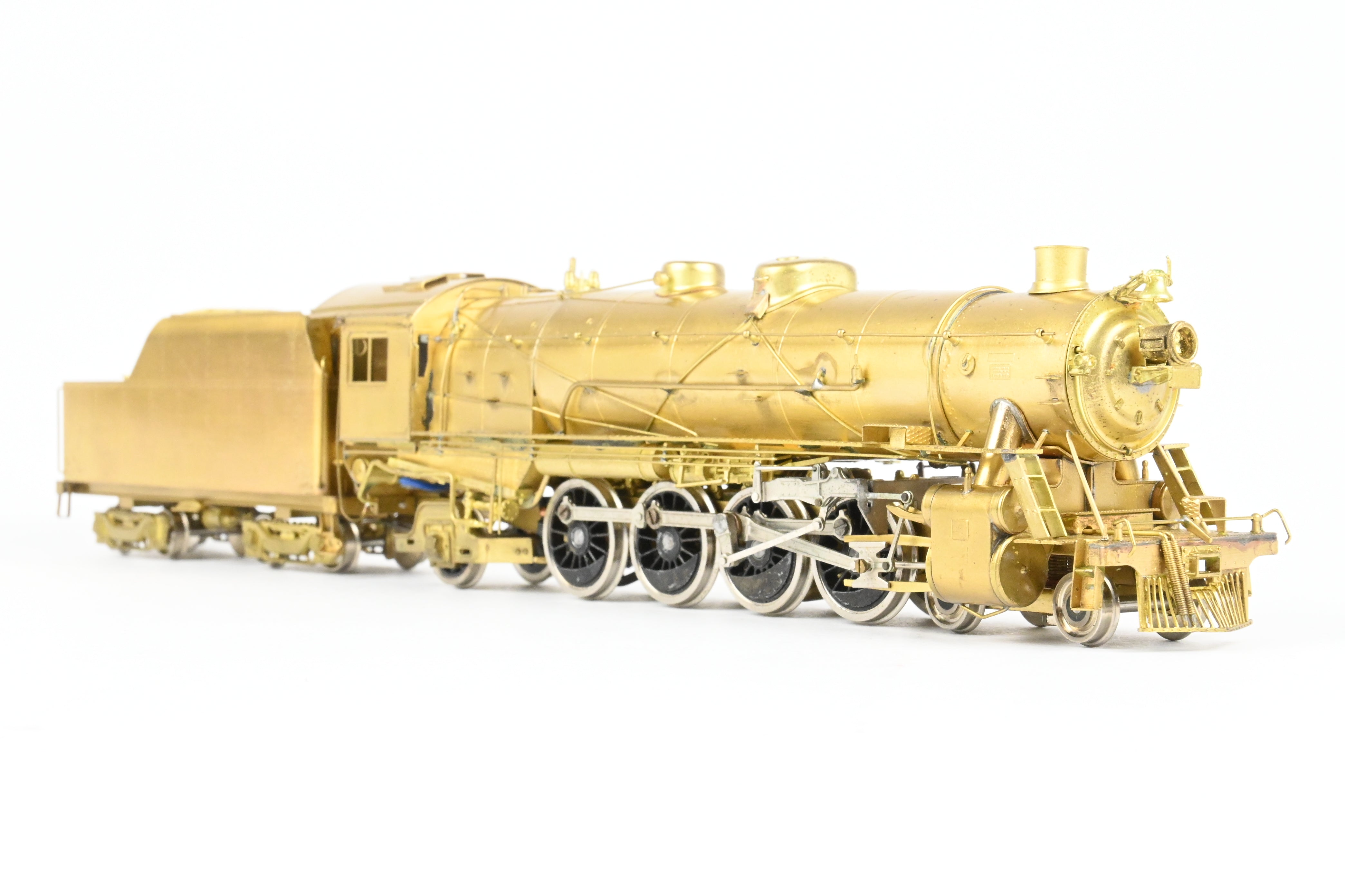 HO Scale Brass Nickel-Plated Model Train - New York Ontario & Western Class Y 4-8-2 Mountain Steam Locomotive by Nickel Plate Products