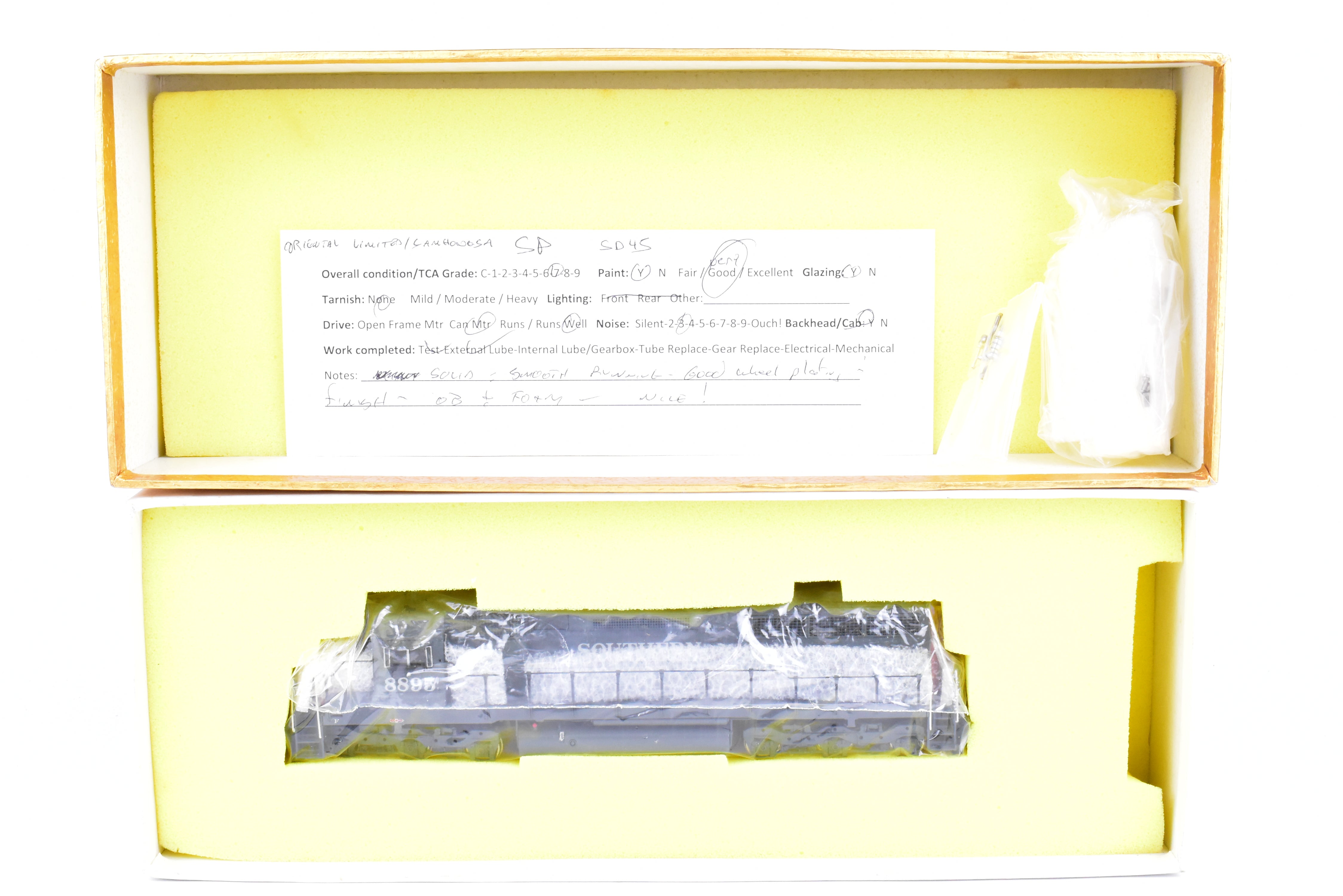 HO Scale Brass Southern Pacific EMD SD45 3600 HP Low Hood CP 8895 Model