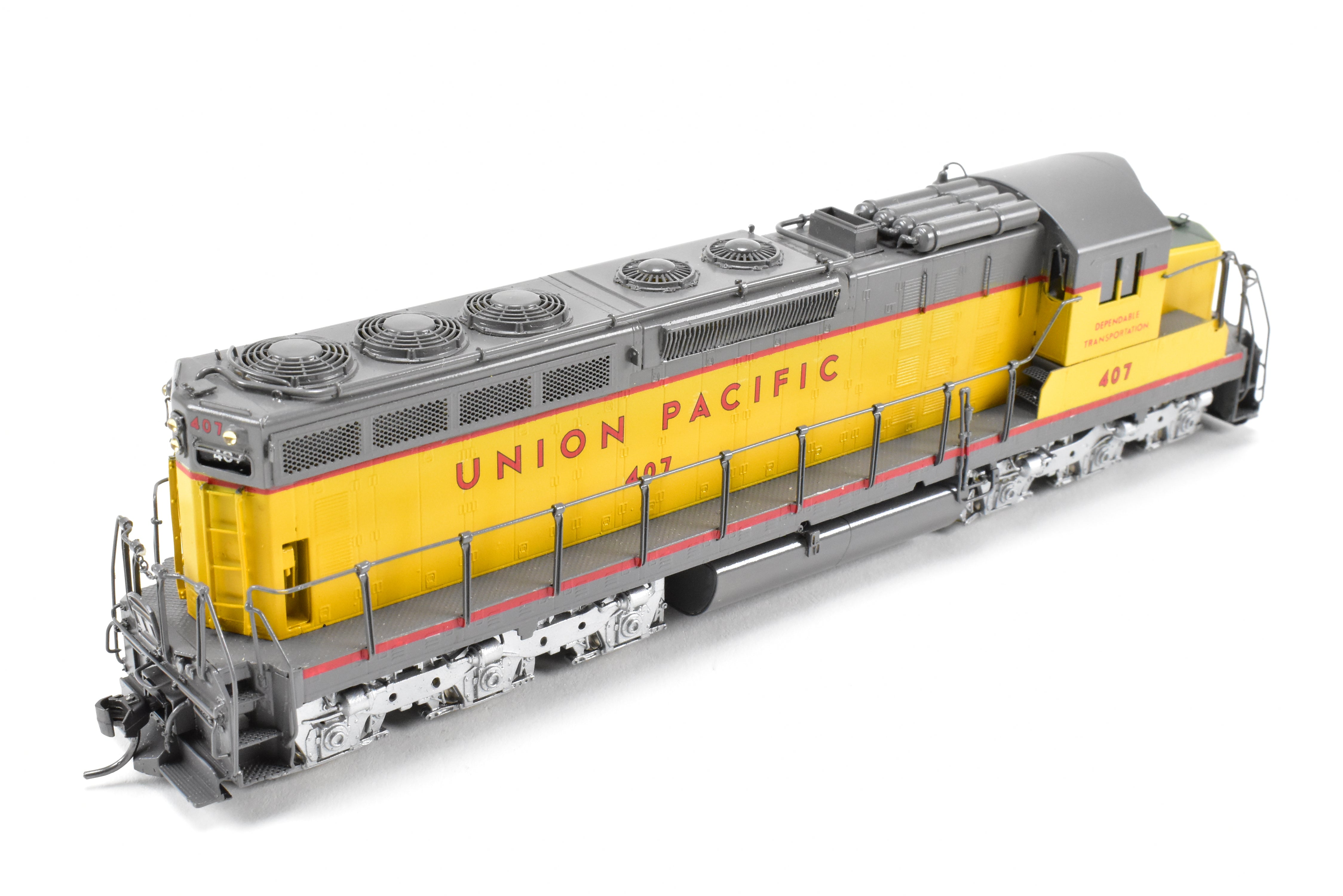 HO Brass Oriental Limited Union Pacific EMD SD24 2400 HP Custom Painted Low Hood #407
