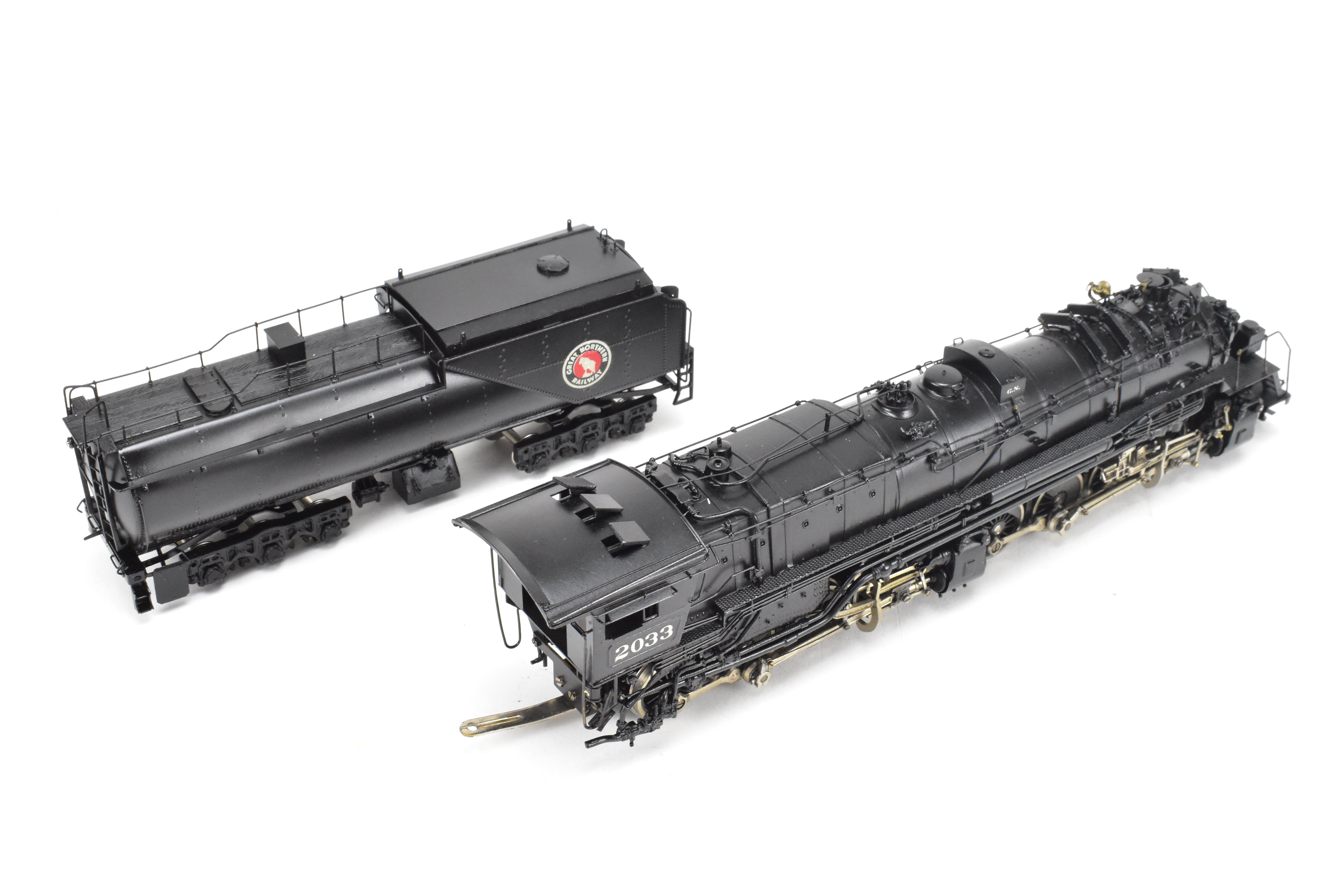 1967 HO Brass PFM - Tenshodo Great Northern 2-8-8-0 Class N-3 Custom Painted No. 2033