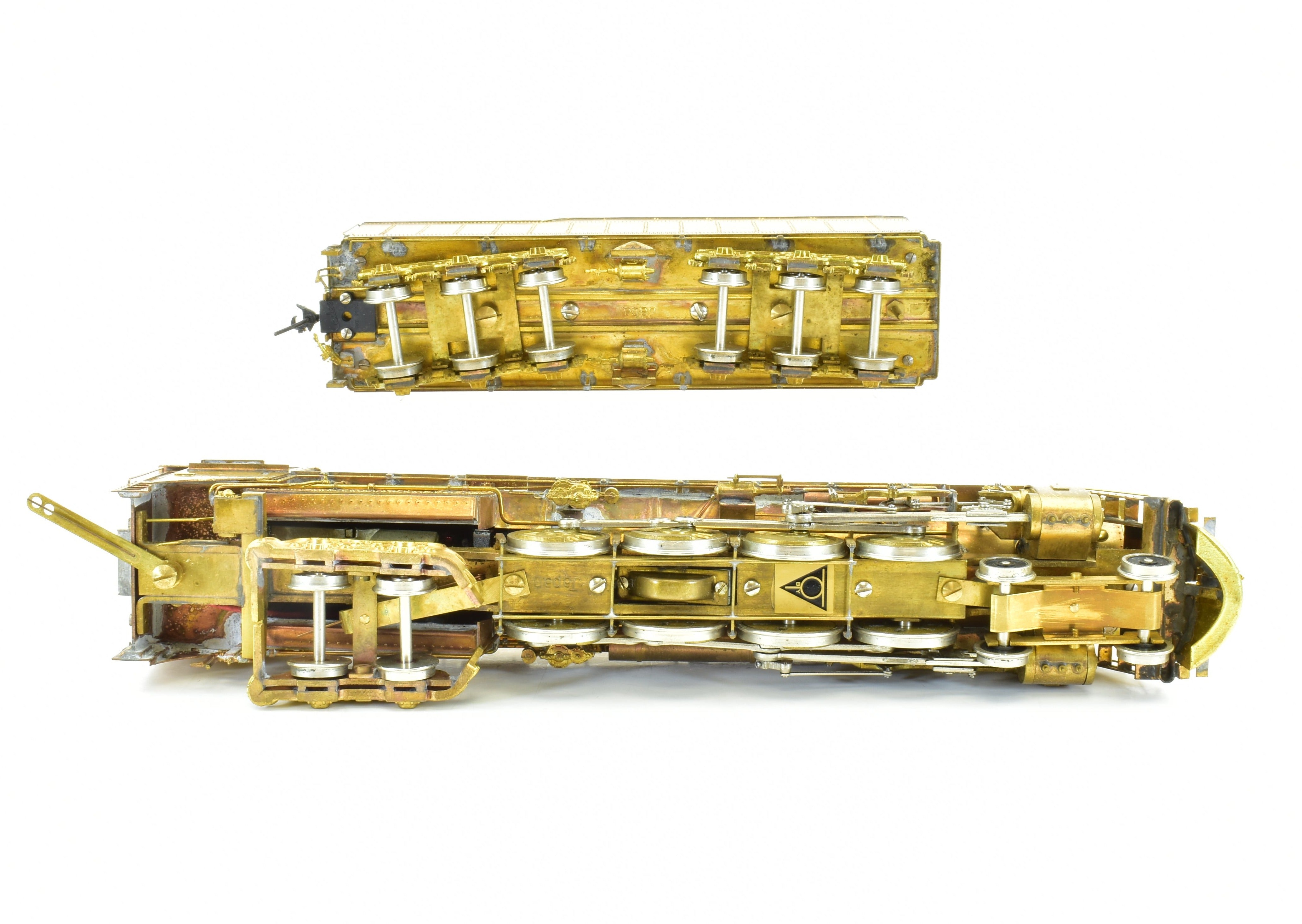 HO Scale Brass Pacific Fast Mail (PFM) Model Train - Toby CB&Q Burlington Route 4-8-4 Class O-5 Crown Model from 1969 Run