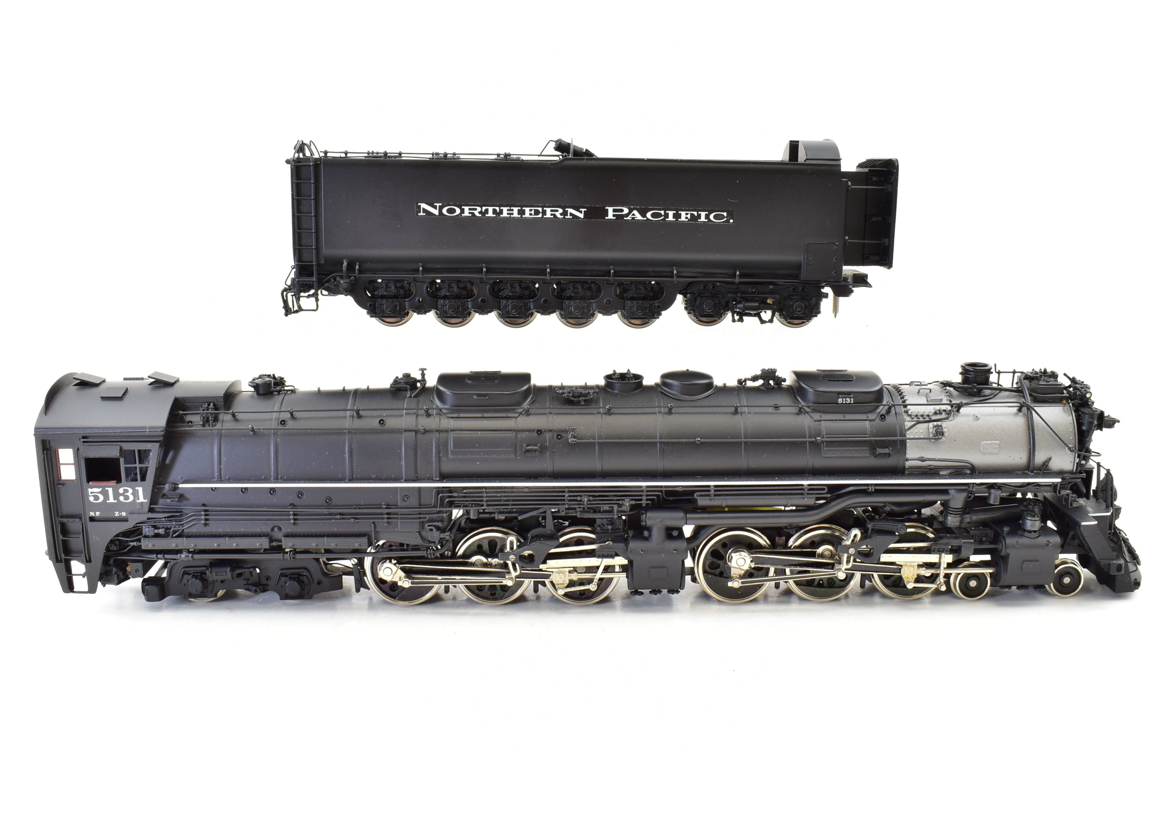 HO Scale Brass PFM - Tenshodo Northern Pacific Class Z - 8 4 - 6 - 6 - 4 Steam Locomotive Model from 1979 Run