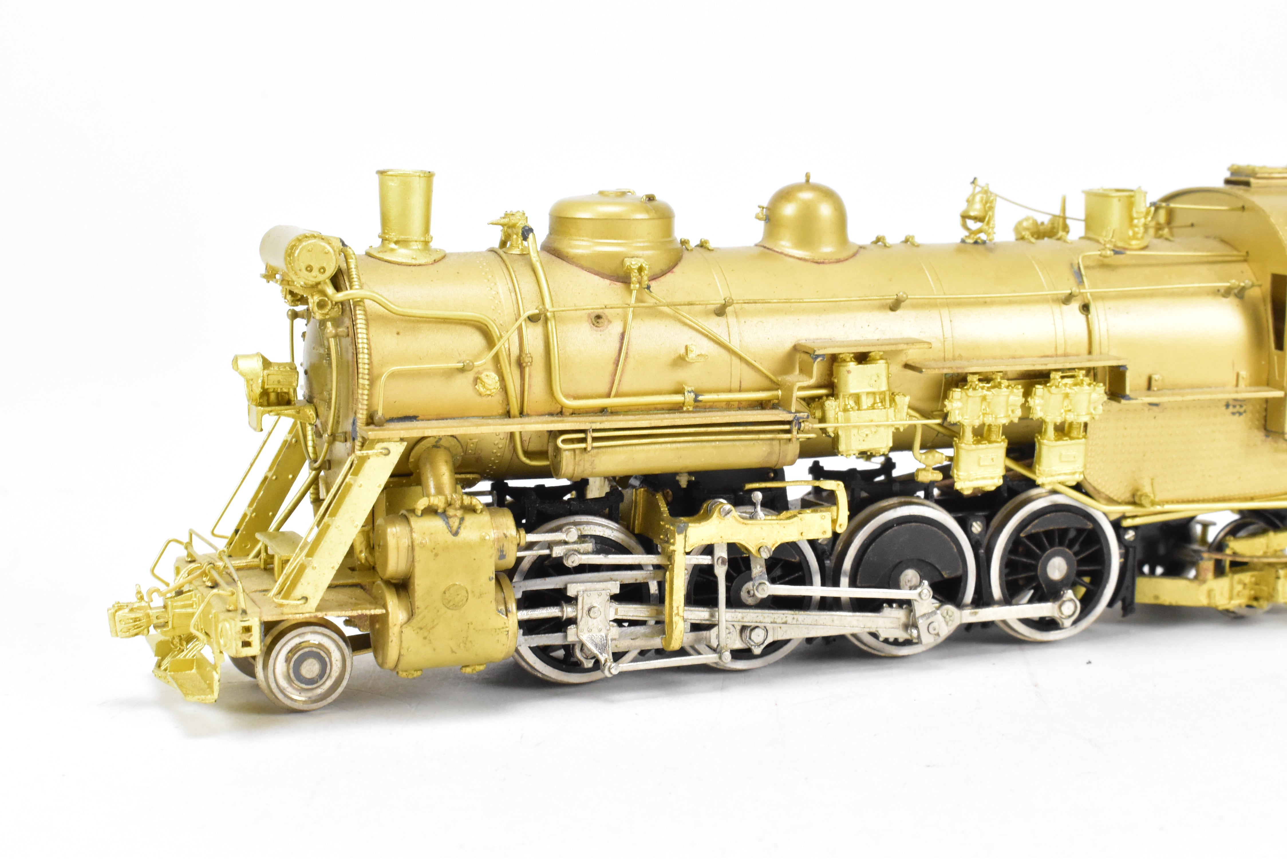 High - Quality HO Scale Brass Nickel - Plated Erie Railroad N - 1 2 - 8 - 2 Model Train by NPP - Nickel Plate Products