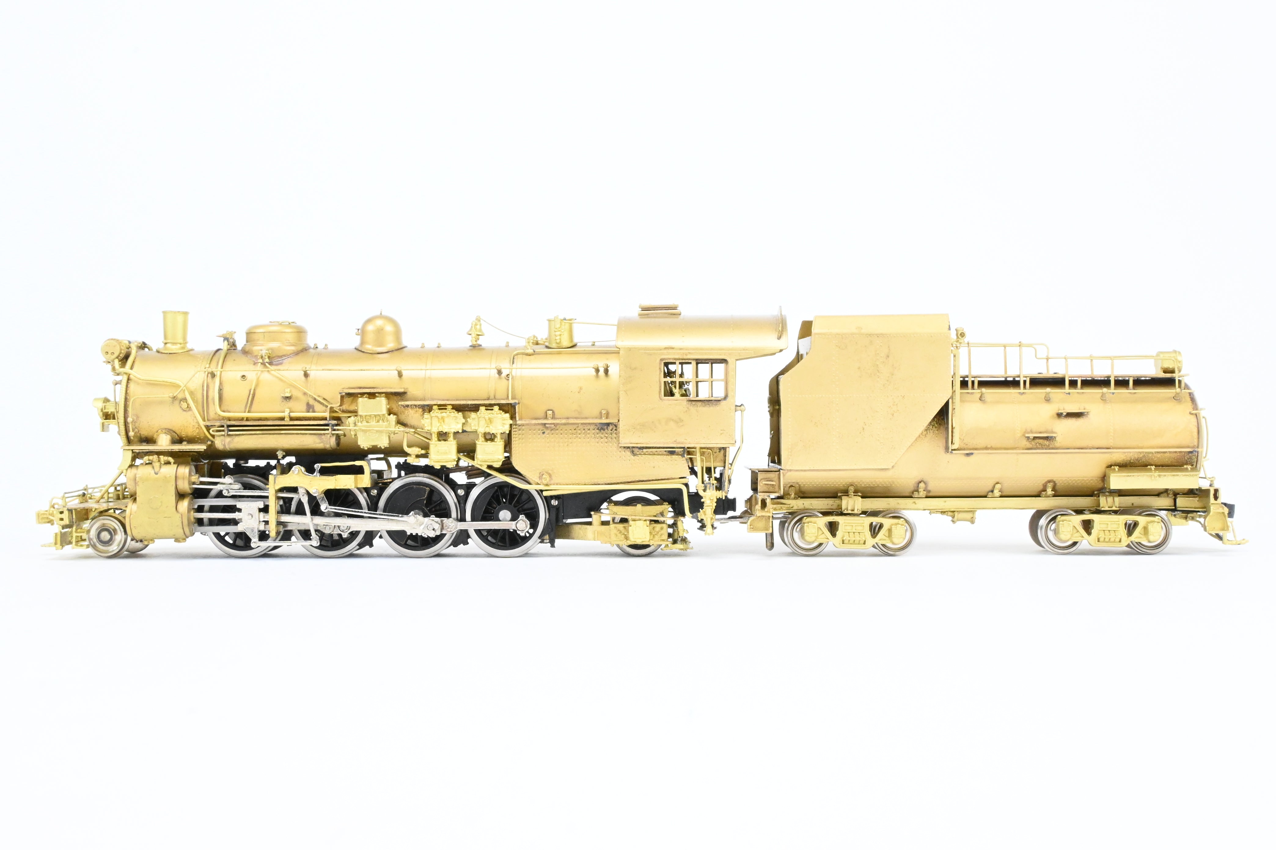 HO Scale Brass Nickel Plate Products (NPP) Erie Railroad N-1 Class 2-8-2 Mikado Steam Locomotive Model - Version 2