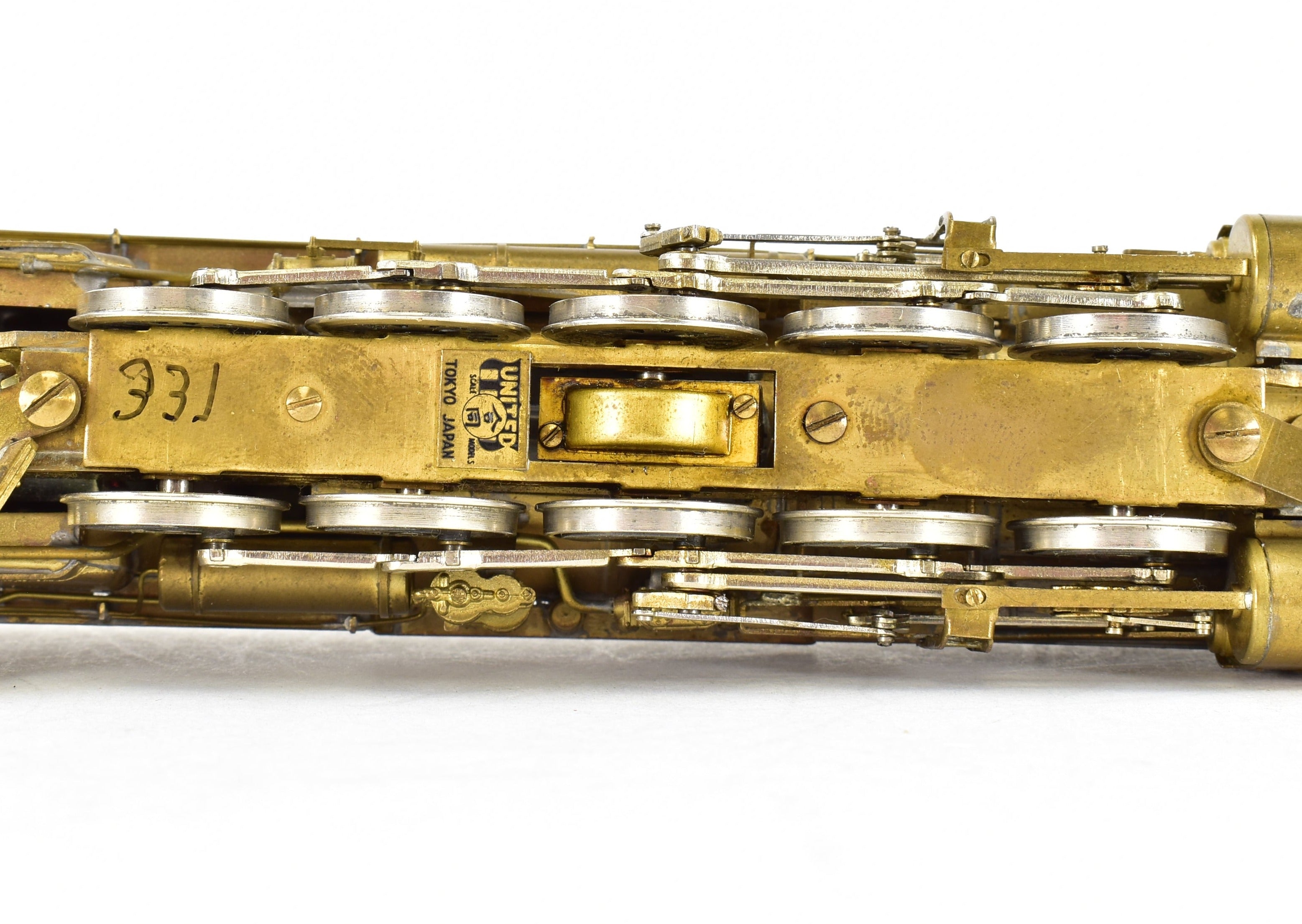 High - Quality HO Brass PFM United ATSF Santa Fe 2 - 10 - 2 Model