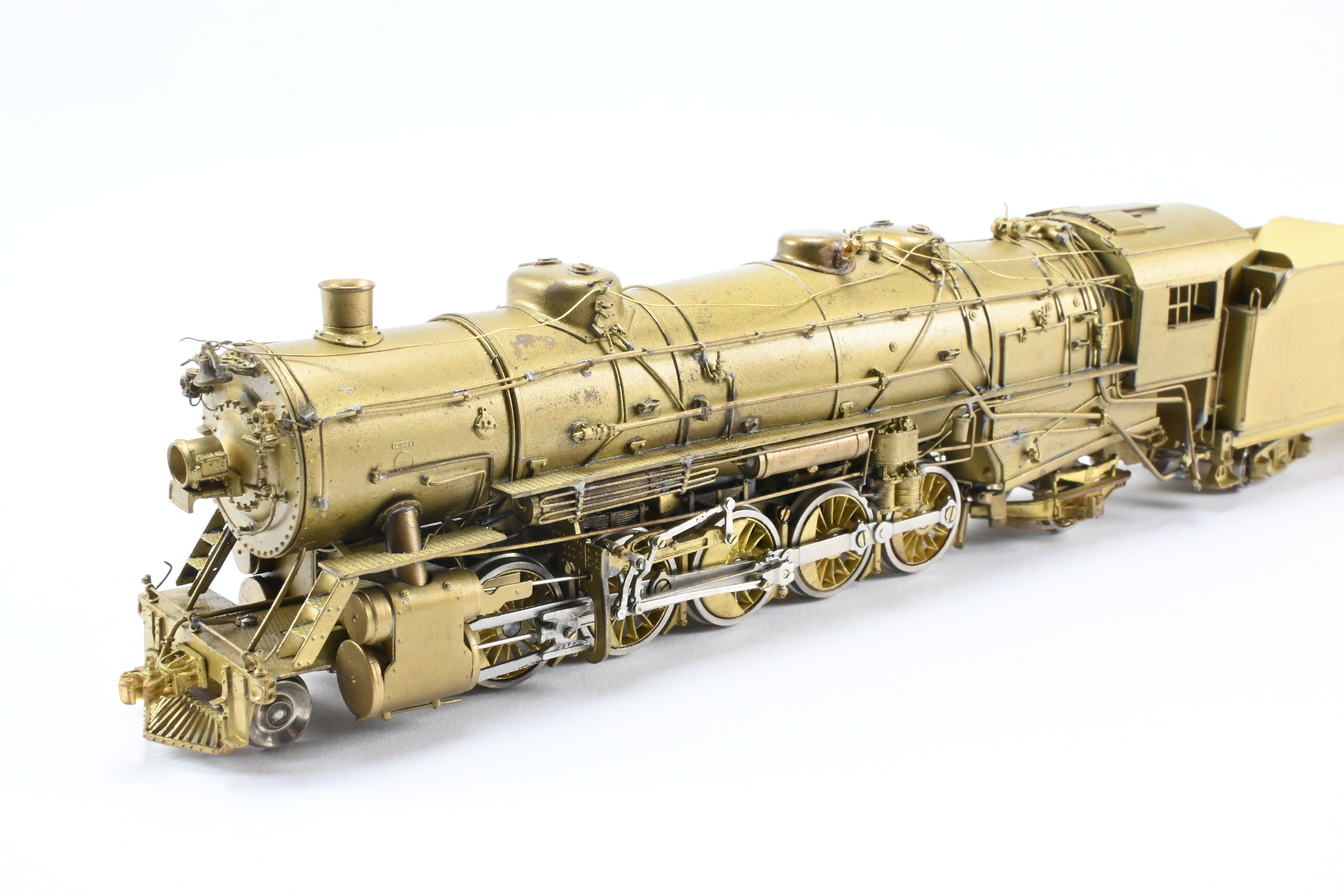 HO Scale USRA 2-10-2 Heavy Brass Model by Key Imports, 1970s