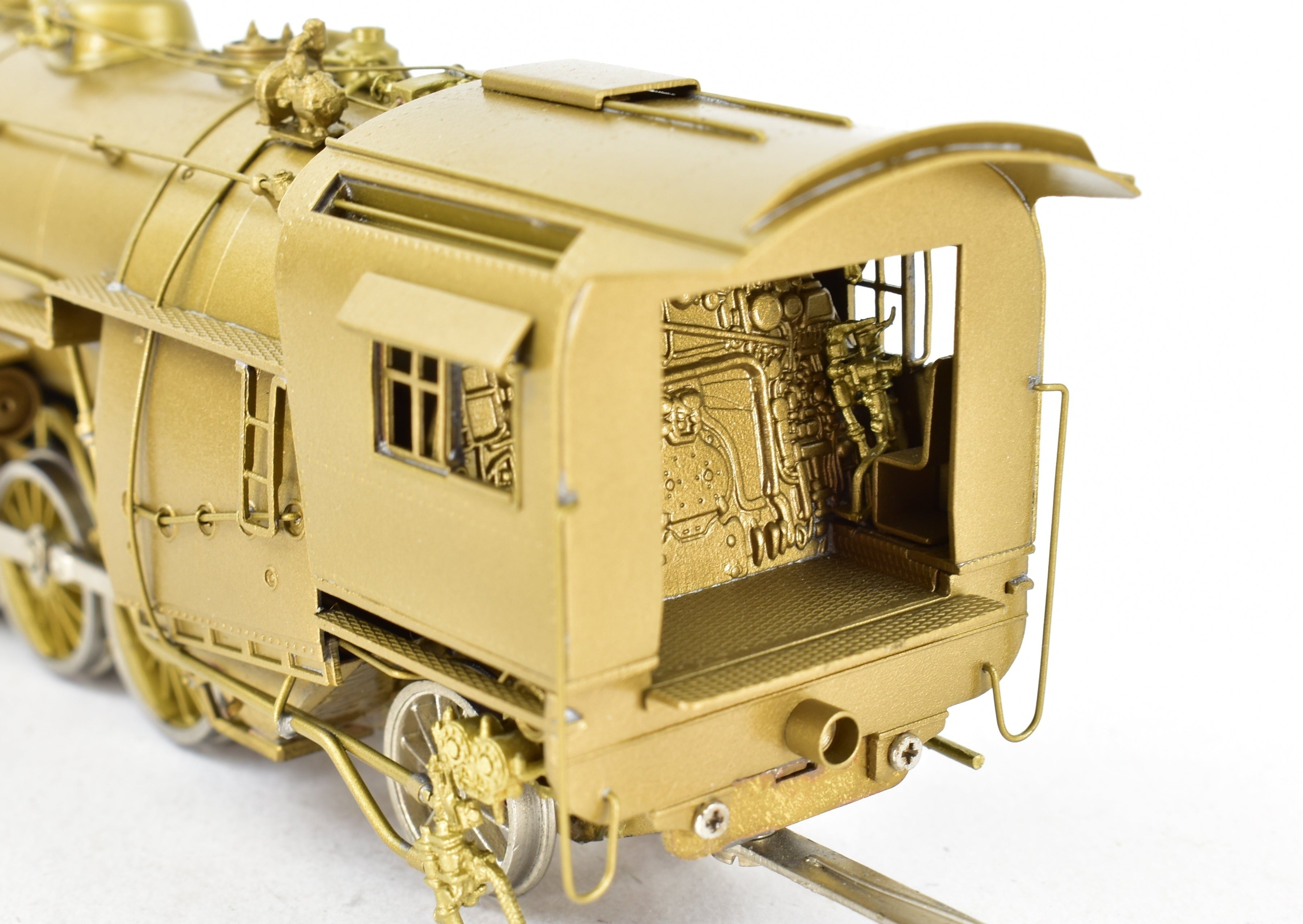 HO Scale Brass Model Train - Chesapeake & Ohio Class B-1 2-10-2 with Pumps on Pilot by NJ Custom Brass