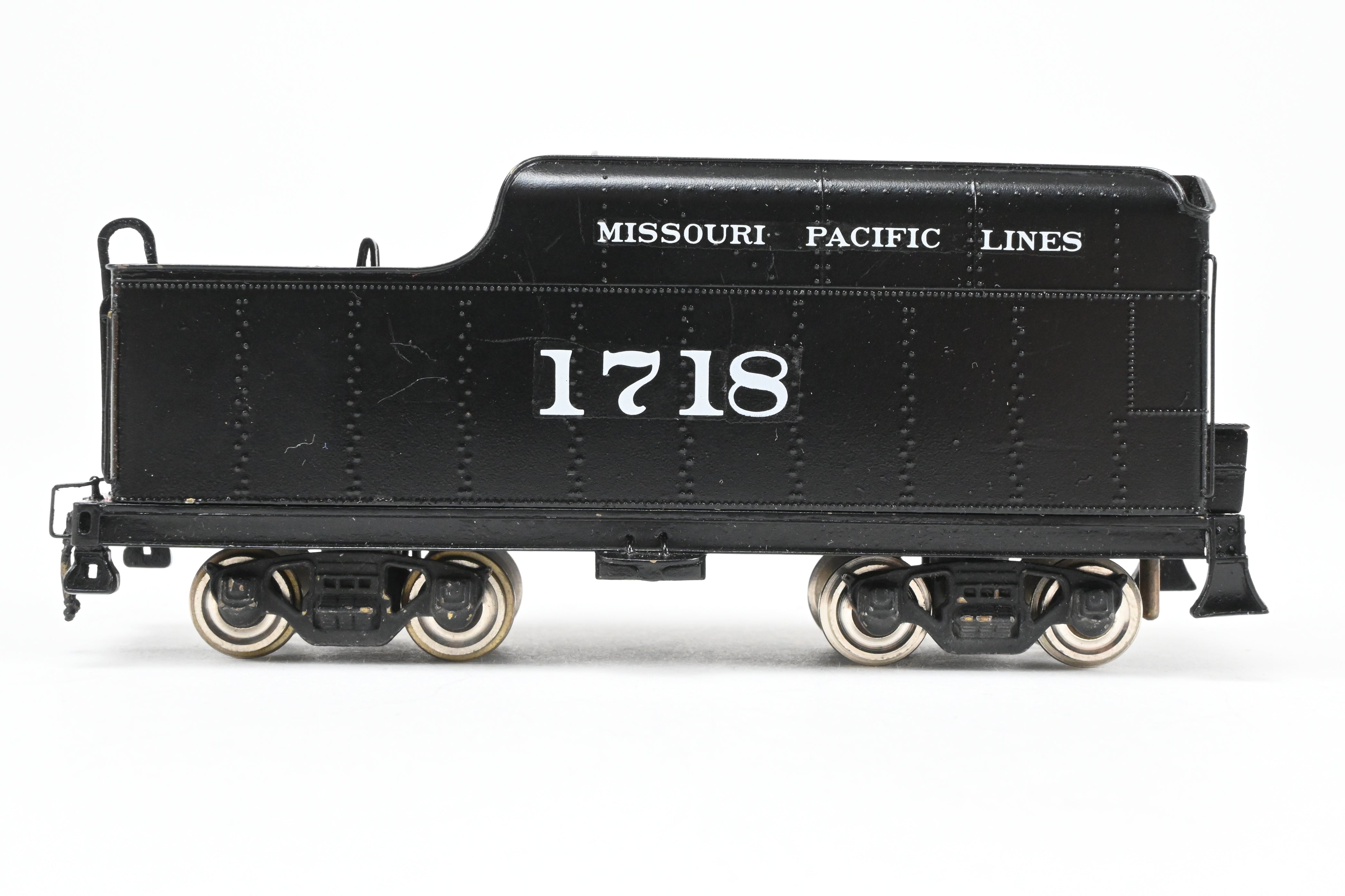 HO Scale Brass Missouri Pacific 2-10-2 Steam Locomotive Tender Model - Sunset Models Brand, Factory-Painted and Lettered Tender Only