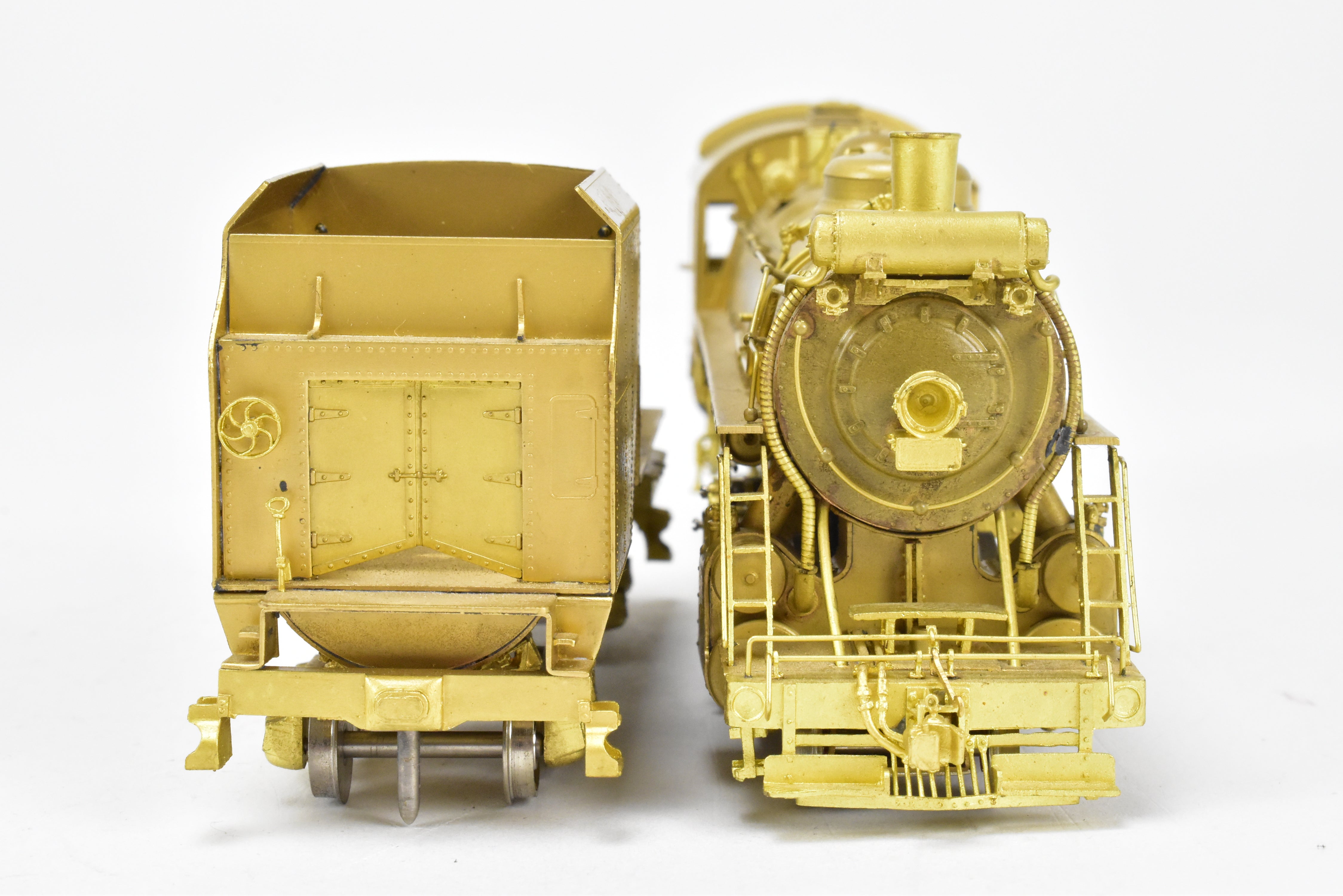 High - Quality HO Scale Brass Nickel - Plated Erie Railroad N - 1 2 - 8 - 2 Model Train by NPP - Nickel Plate Products