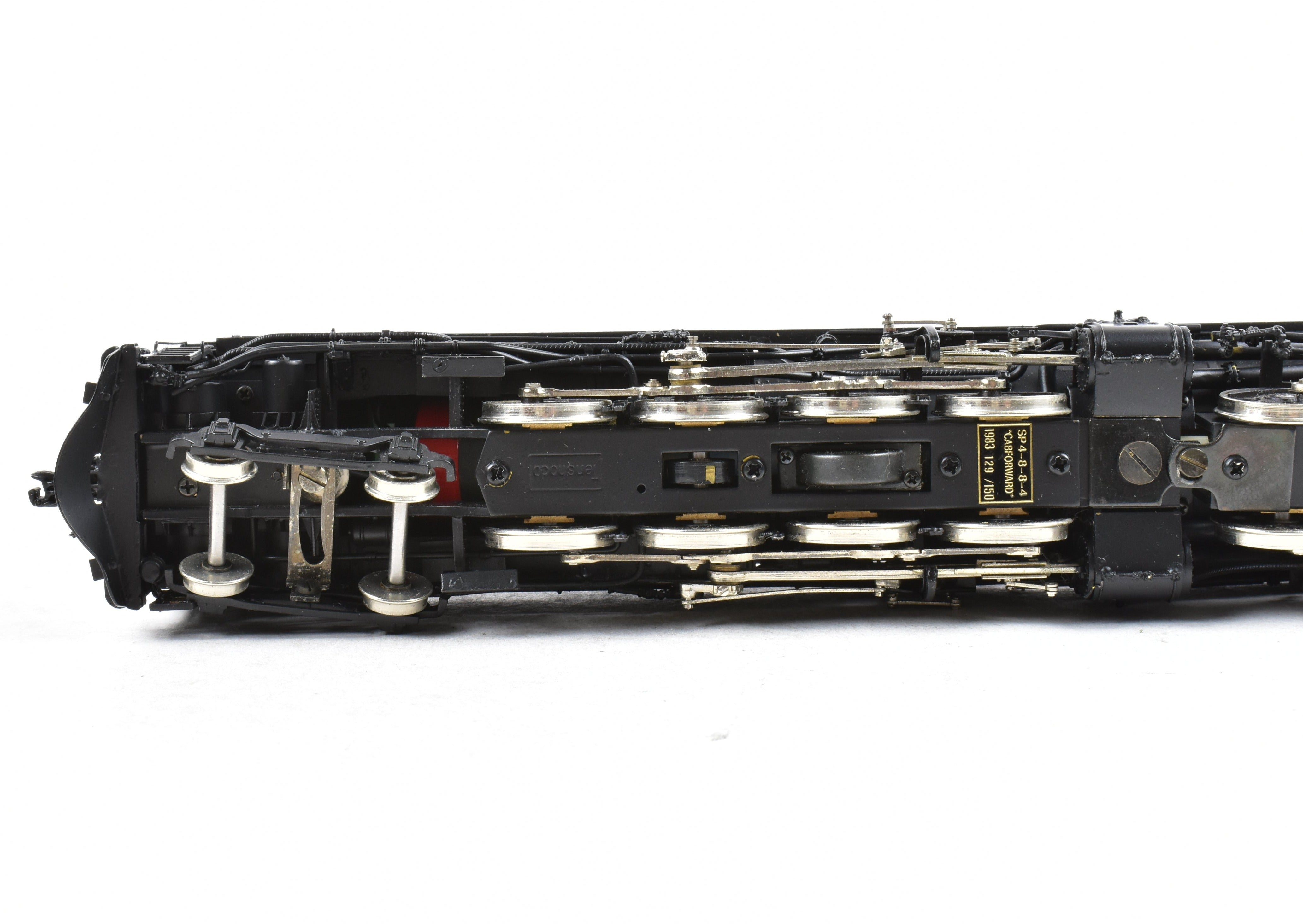 HO Scale Brass Model Train - PFM Tenshodo Southern Pacific AC - 12 4 - 8 - 8 - 2 Cab Forward Factory - Painted Locomotive, Crown Model, No. 4276, 1983 Run