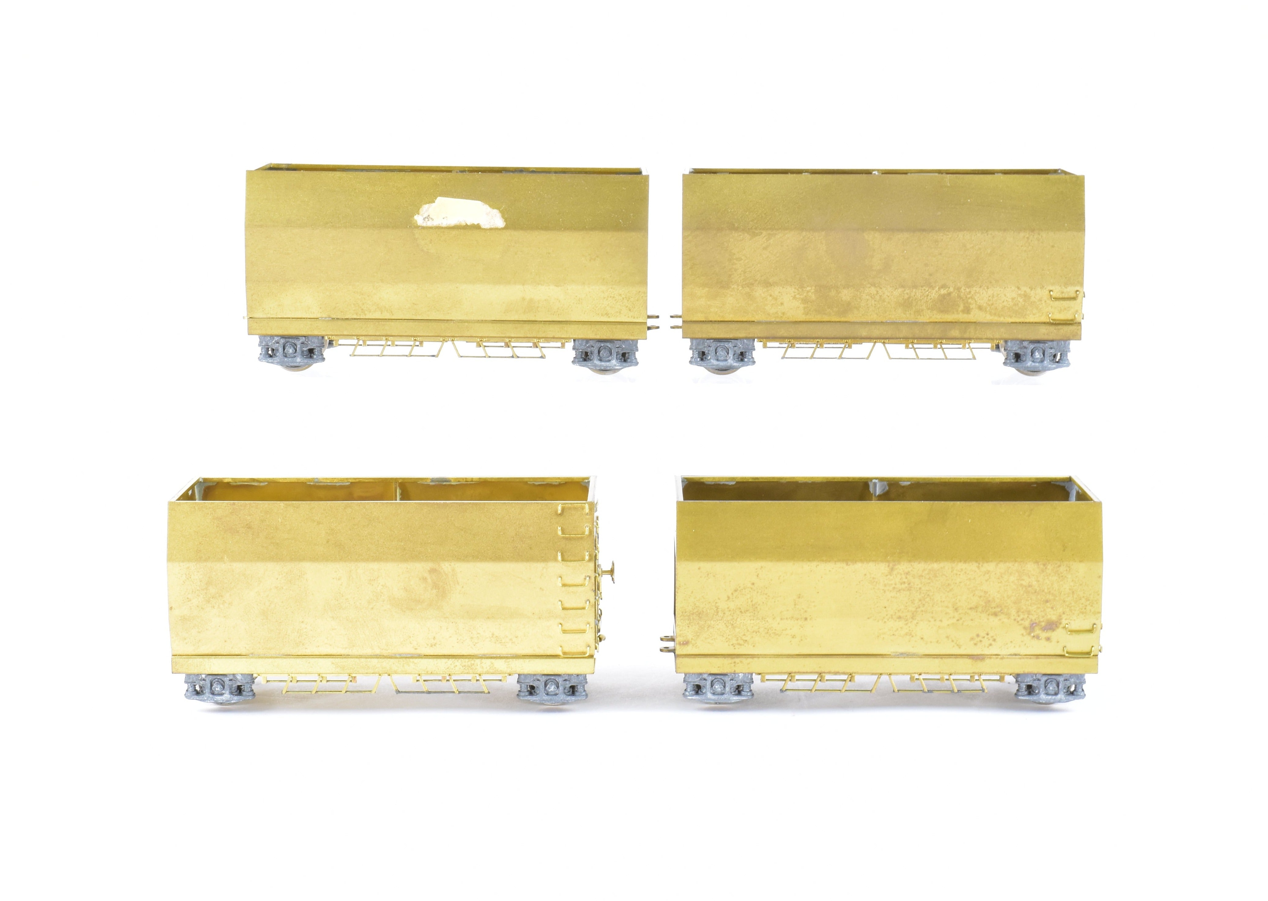 HO Brass 4-Unit Articulated Hopper Cars: NWSL & SOU Railway Models