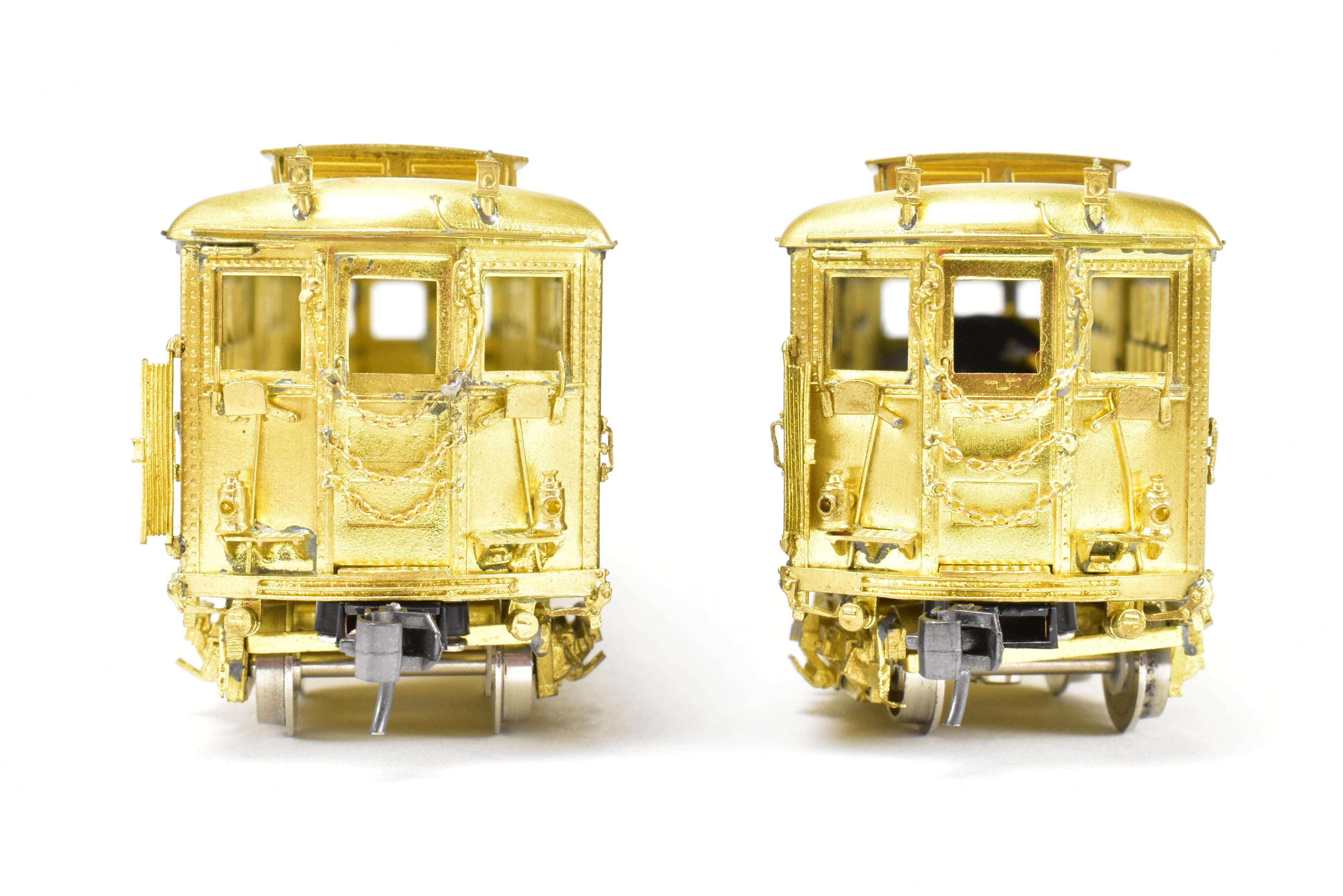 HO Scale Brass Subway Model - MTS Imports IRT Interborough Rapid Transit Deck Roof High-Voltage 2-Car Set for Model Railroads