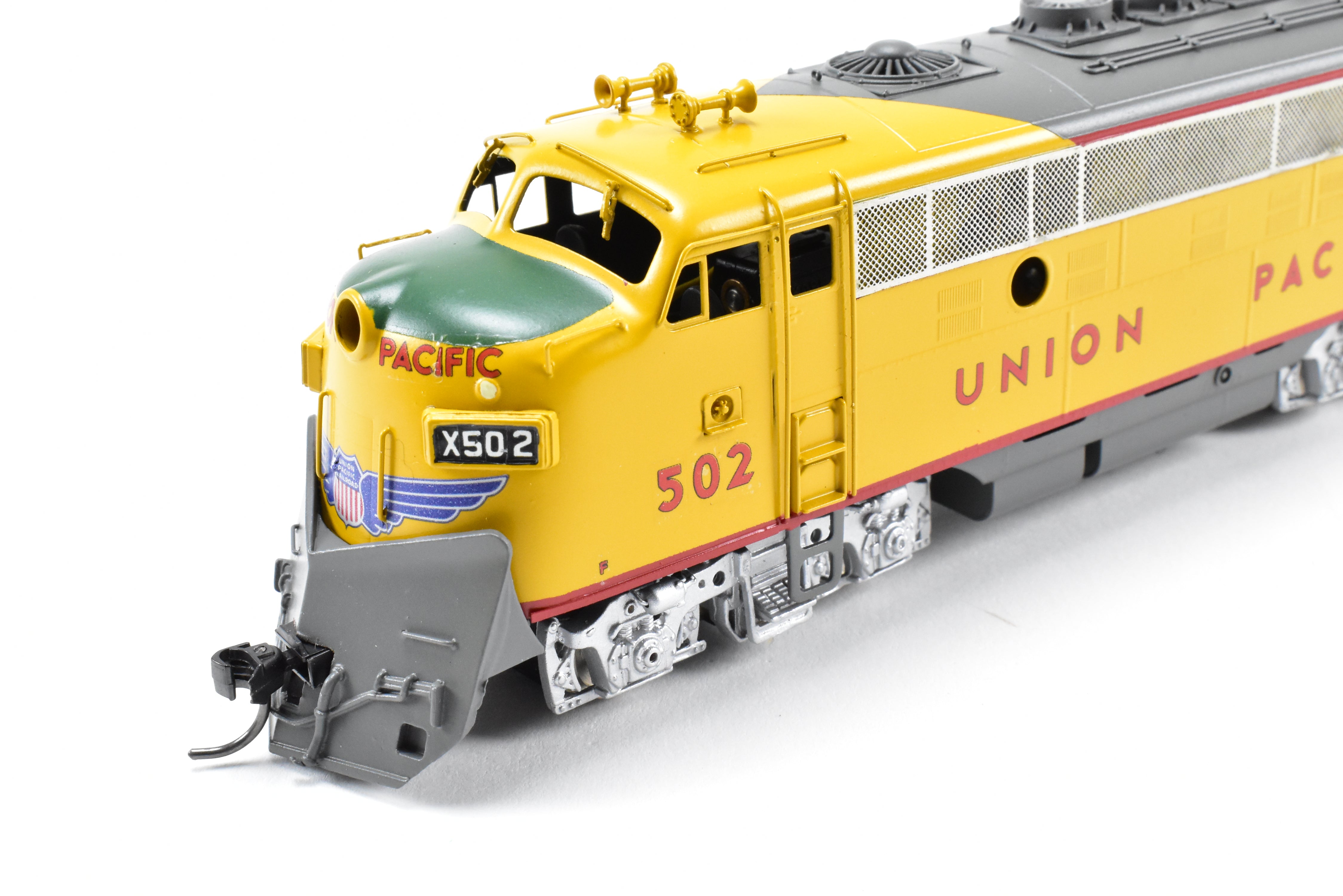 HO Brass Oriental Limited Union Pacific EMD F9MA Locomotive with Snowplow #502