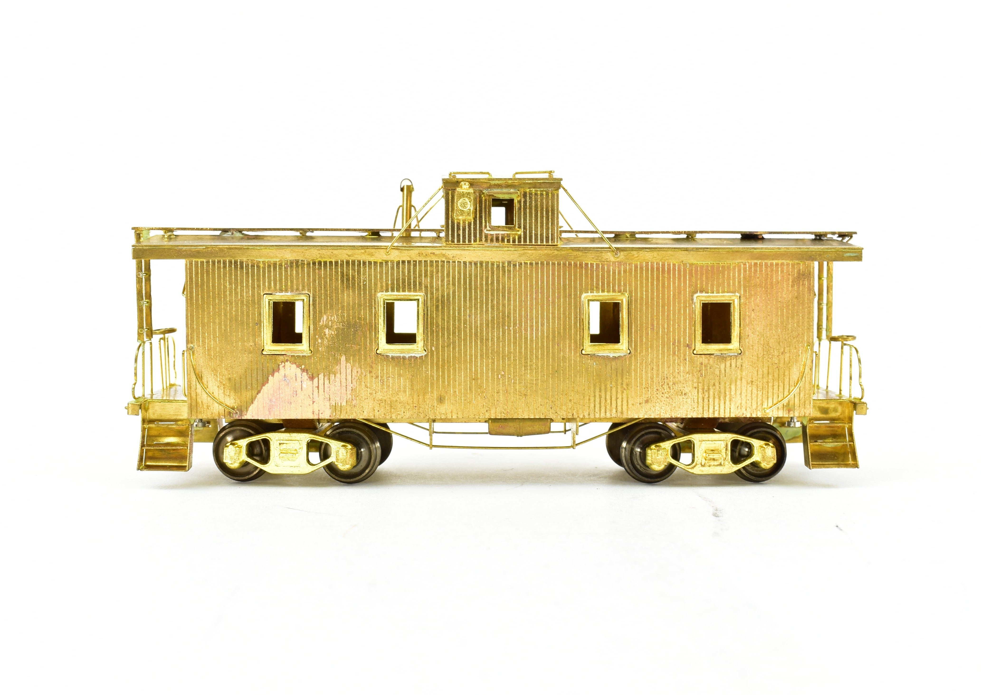 HO Scale Brass Nickel Plate Products (NPP) and Nickel Plate Road (NKP) Wood Caboose Model