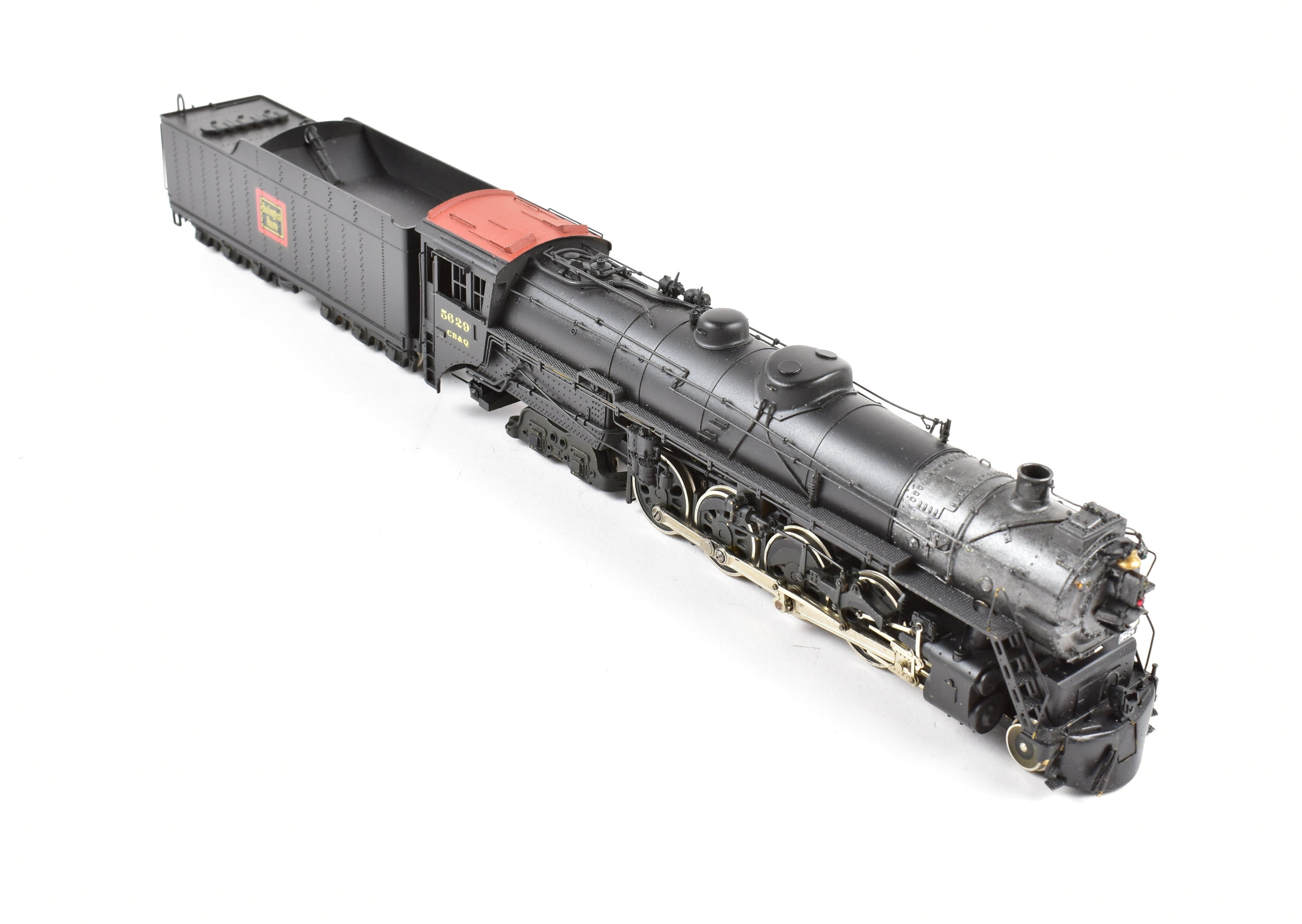 1969 HO Brass PFM Toby Crown Model CP No. 5629 Burlington Route 4-8-4 O-5